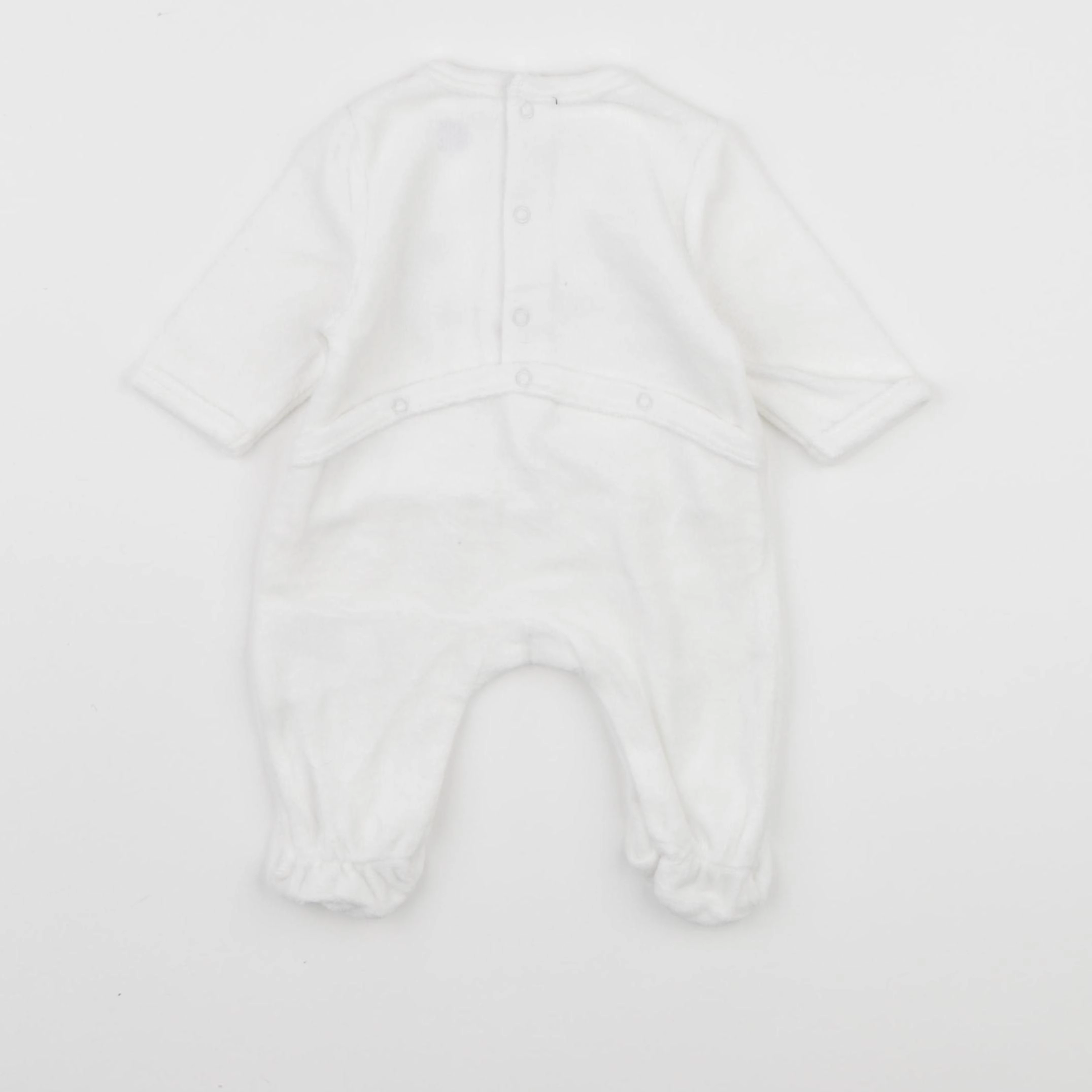 La Redoute - pyjama velours blanc - 1 mois