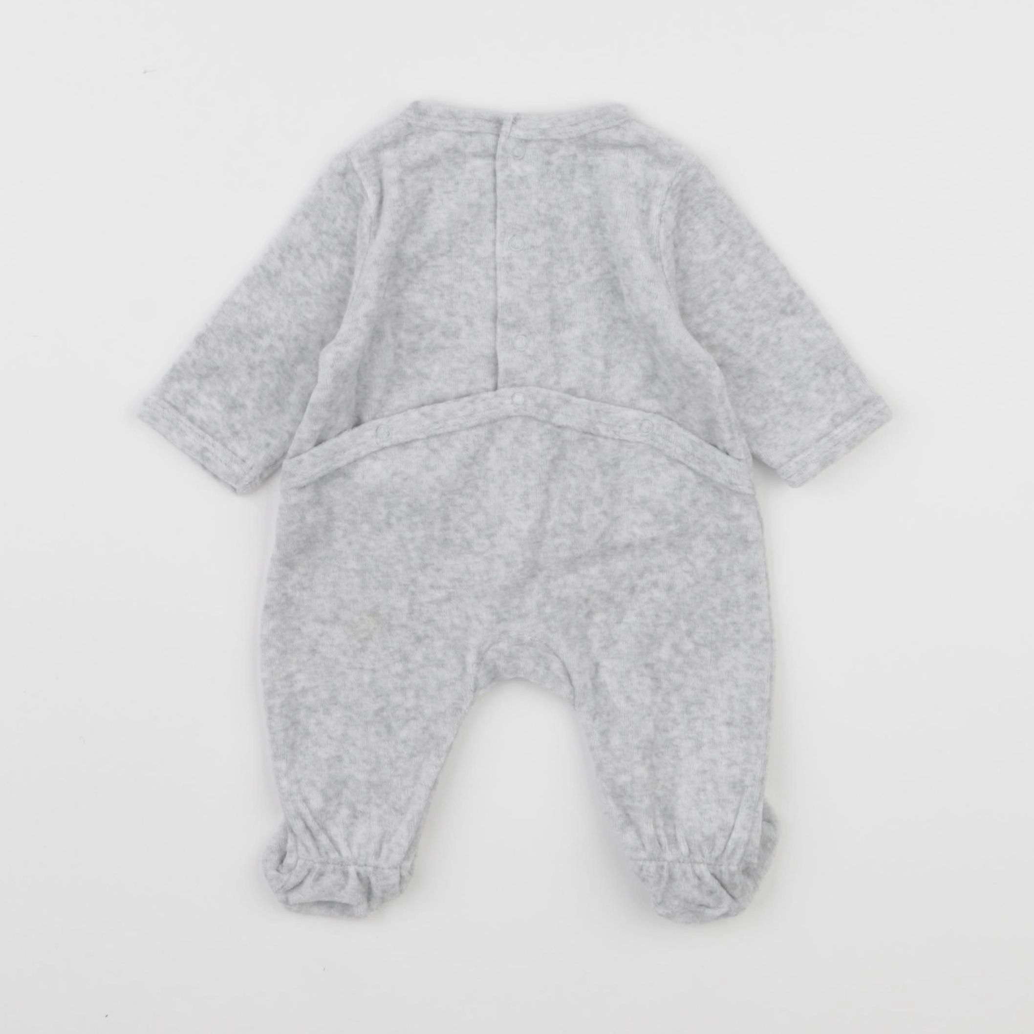 La Redoute - pyjama velours gris - 1 mois