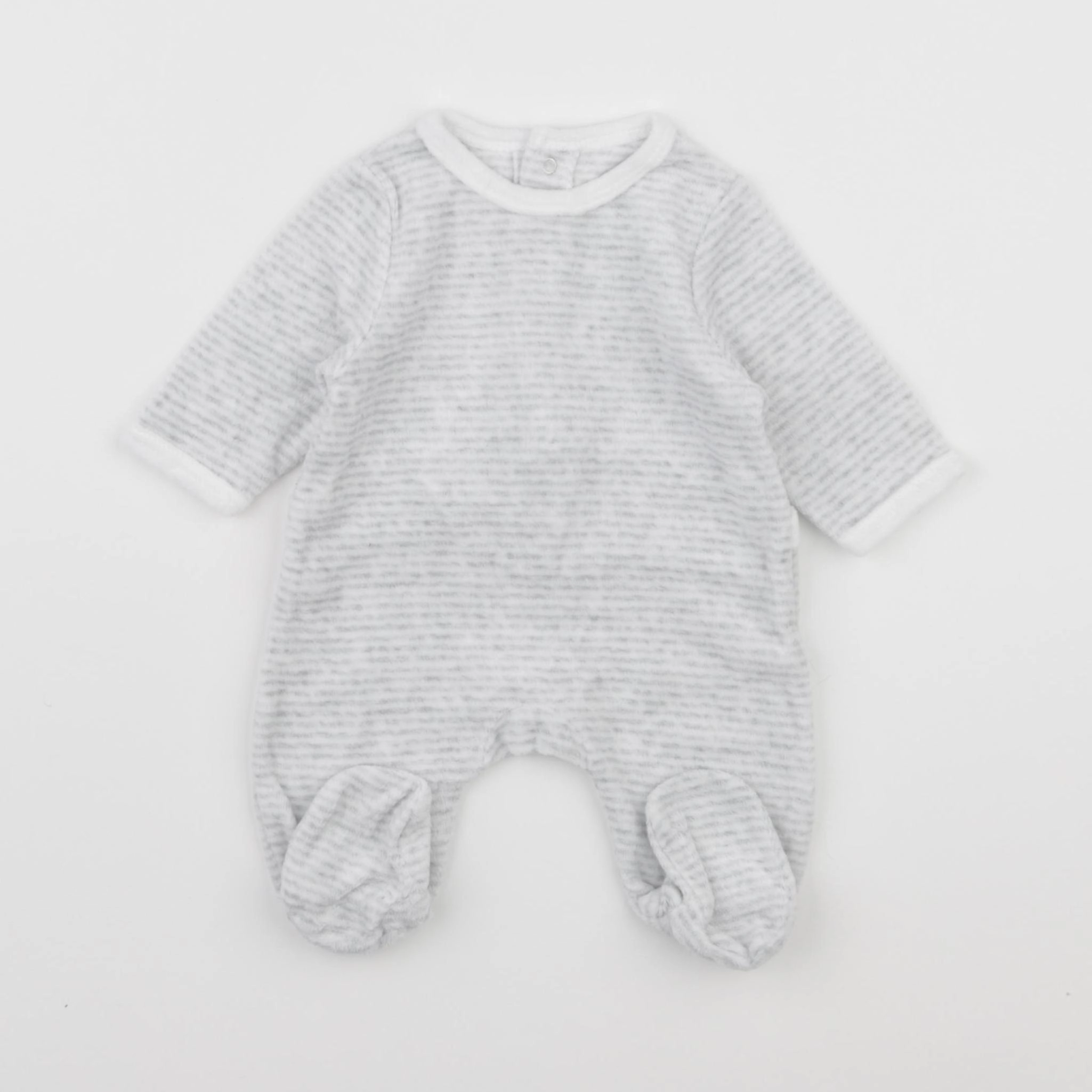 La Redoute - pyjama velours gris - 1 mois