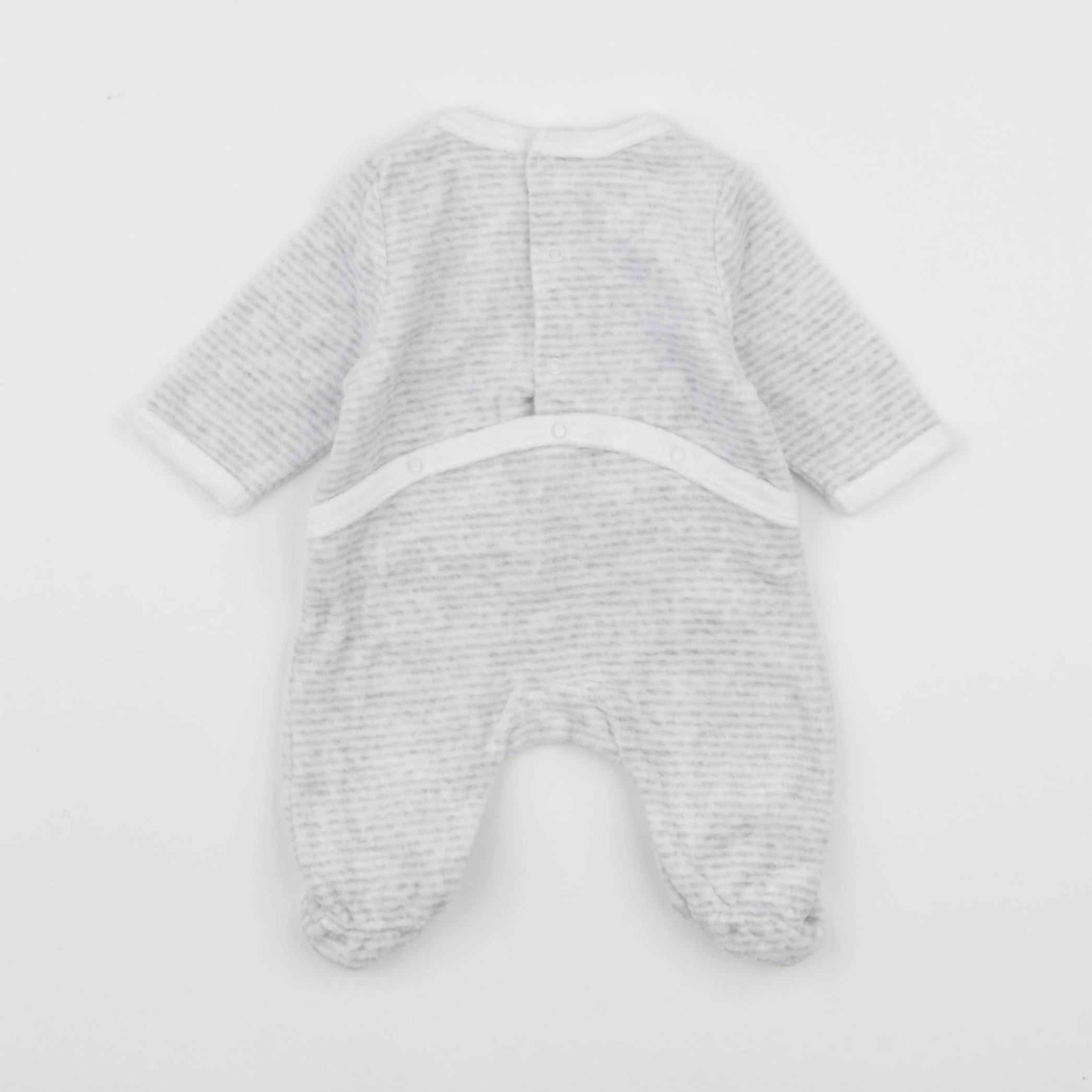 La Redoute - pyjama velours gris - 1 mois
