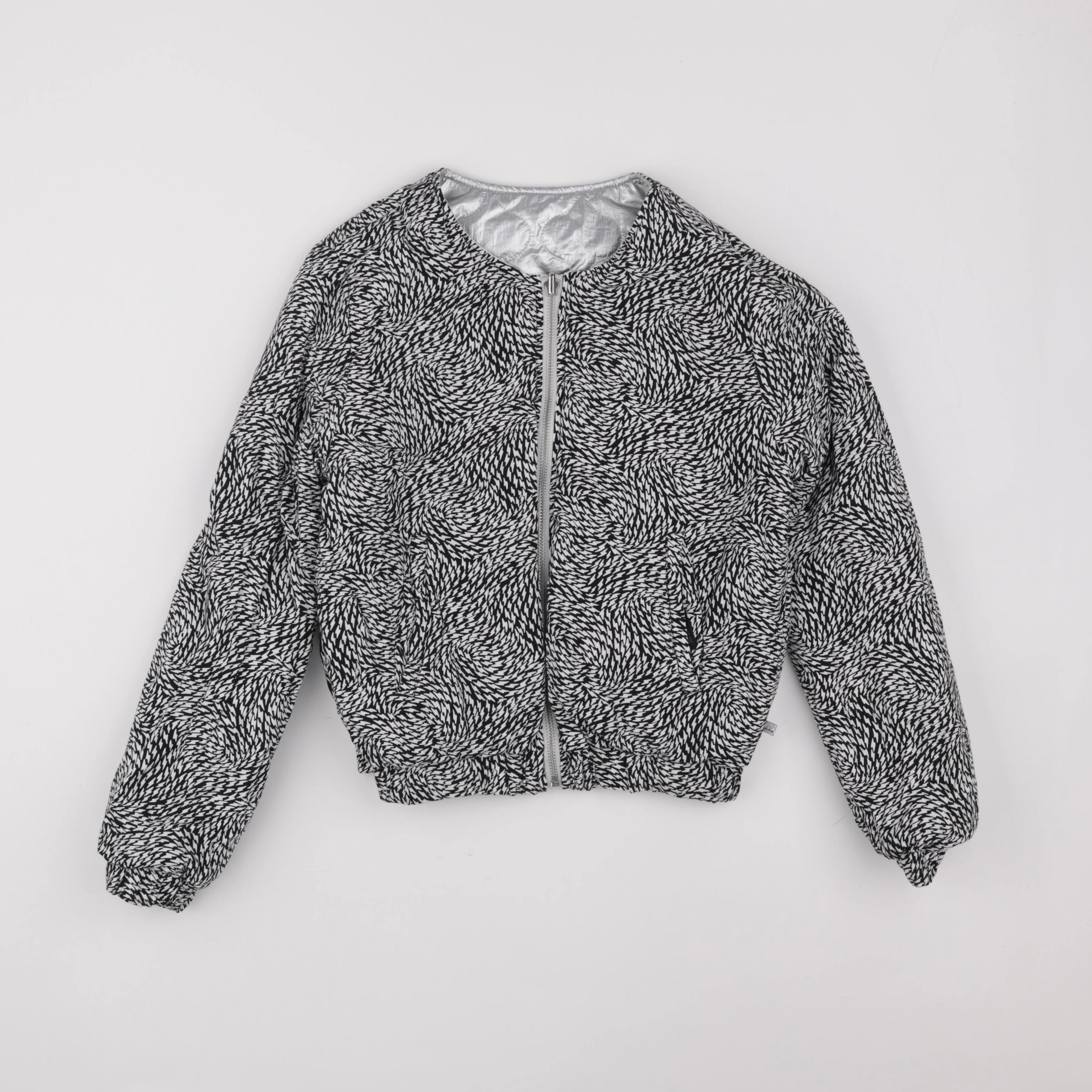 IKKS - veste réversible gris - 12 ans