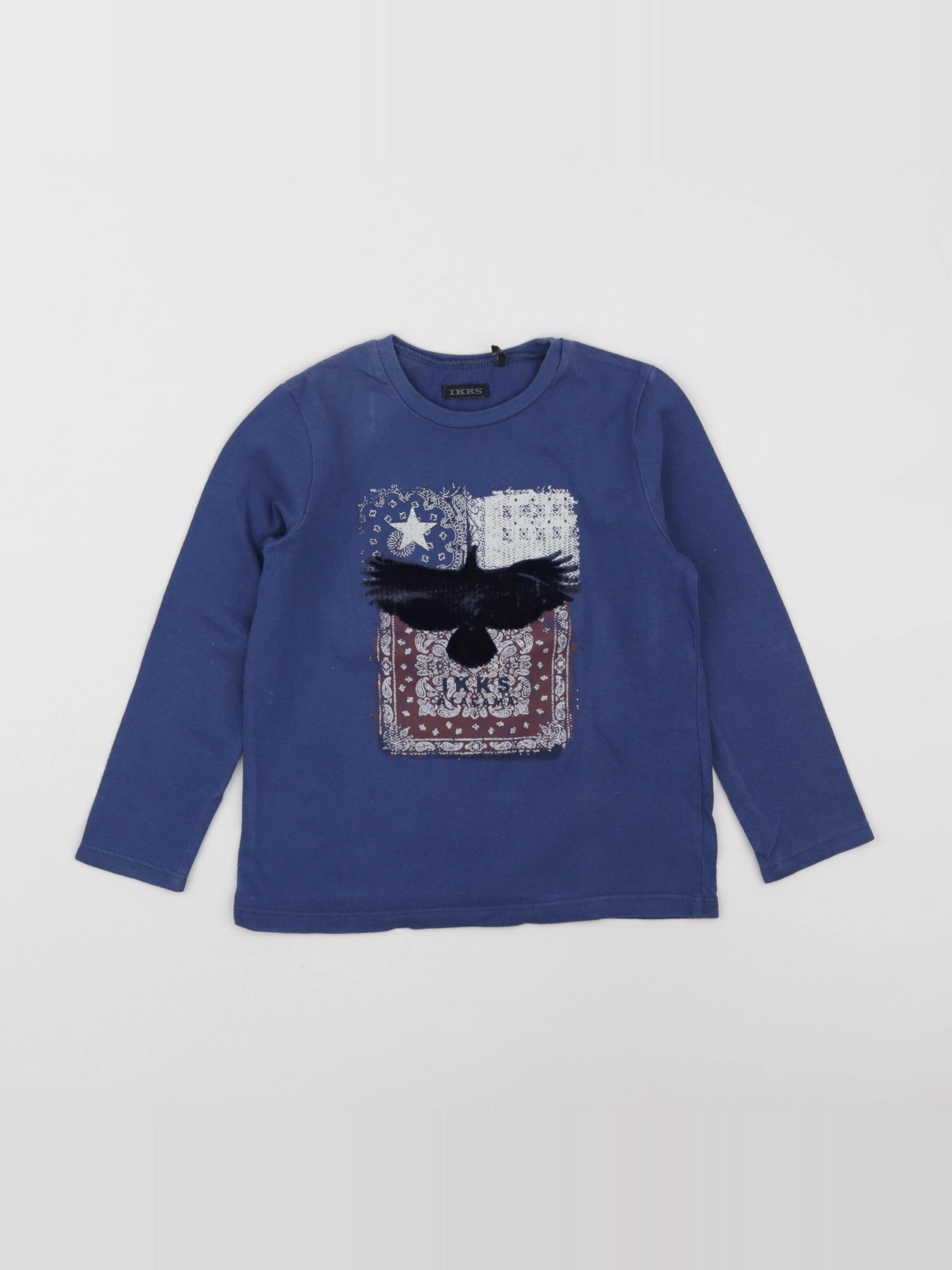IKKS - tee-shirt bleu - 5 ans