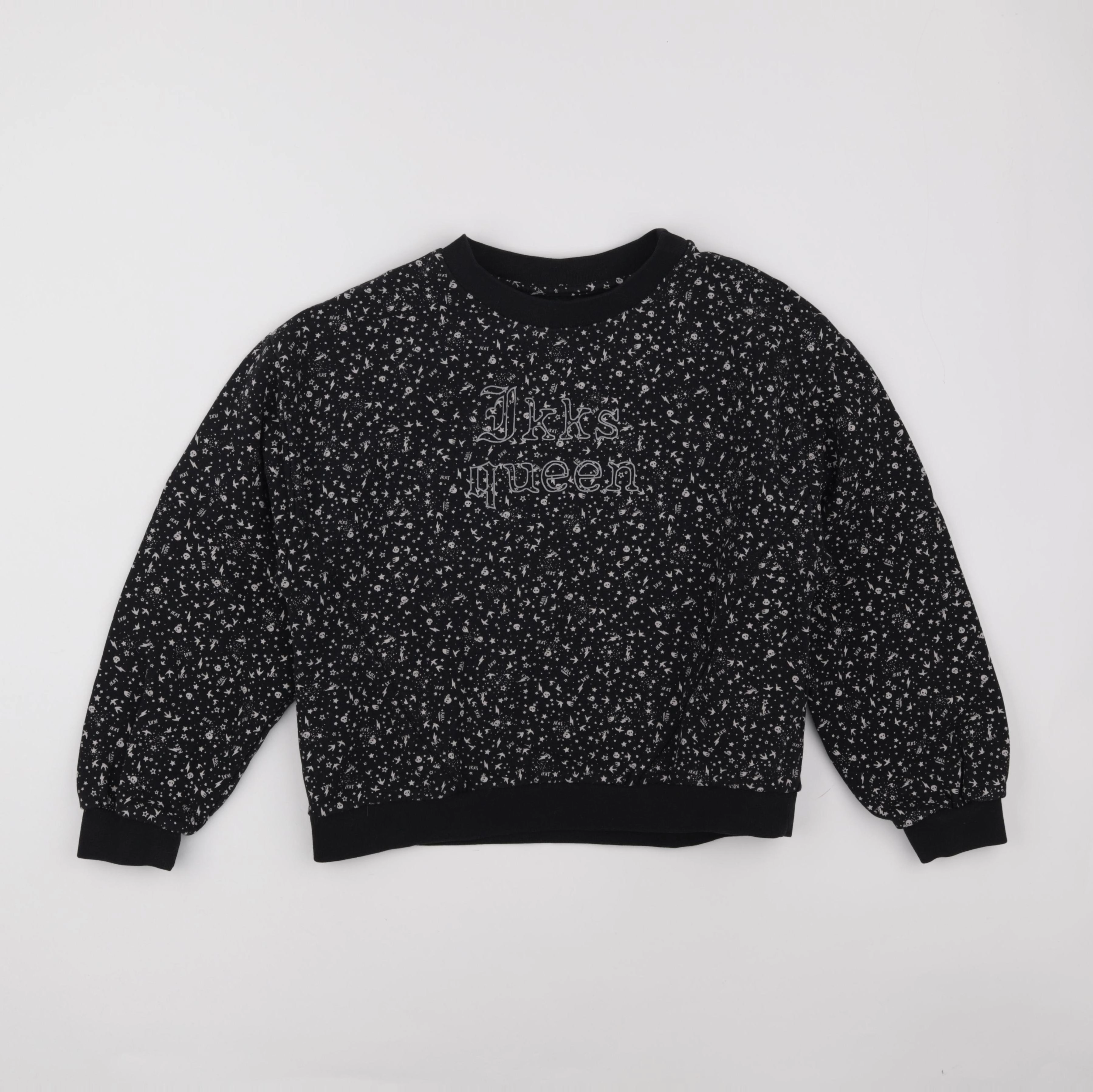IKKS - sweat noir - 12 ans