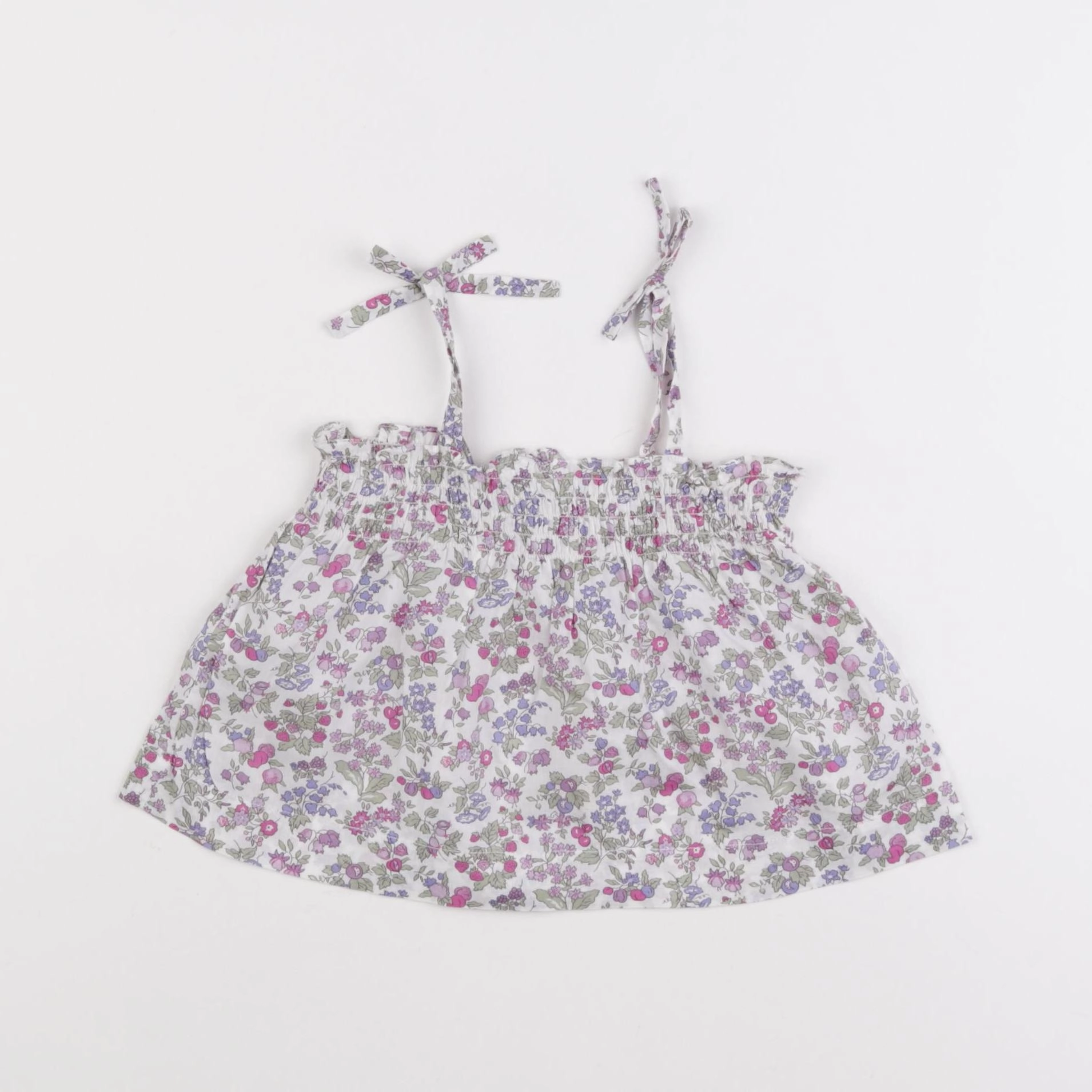 Jacadi - blouse liberty violet - 12 mois