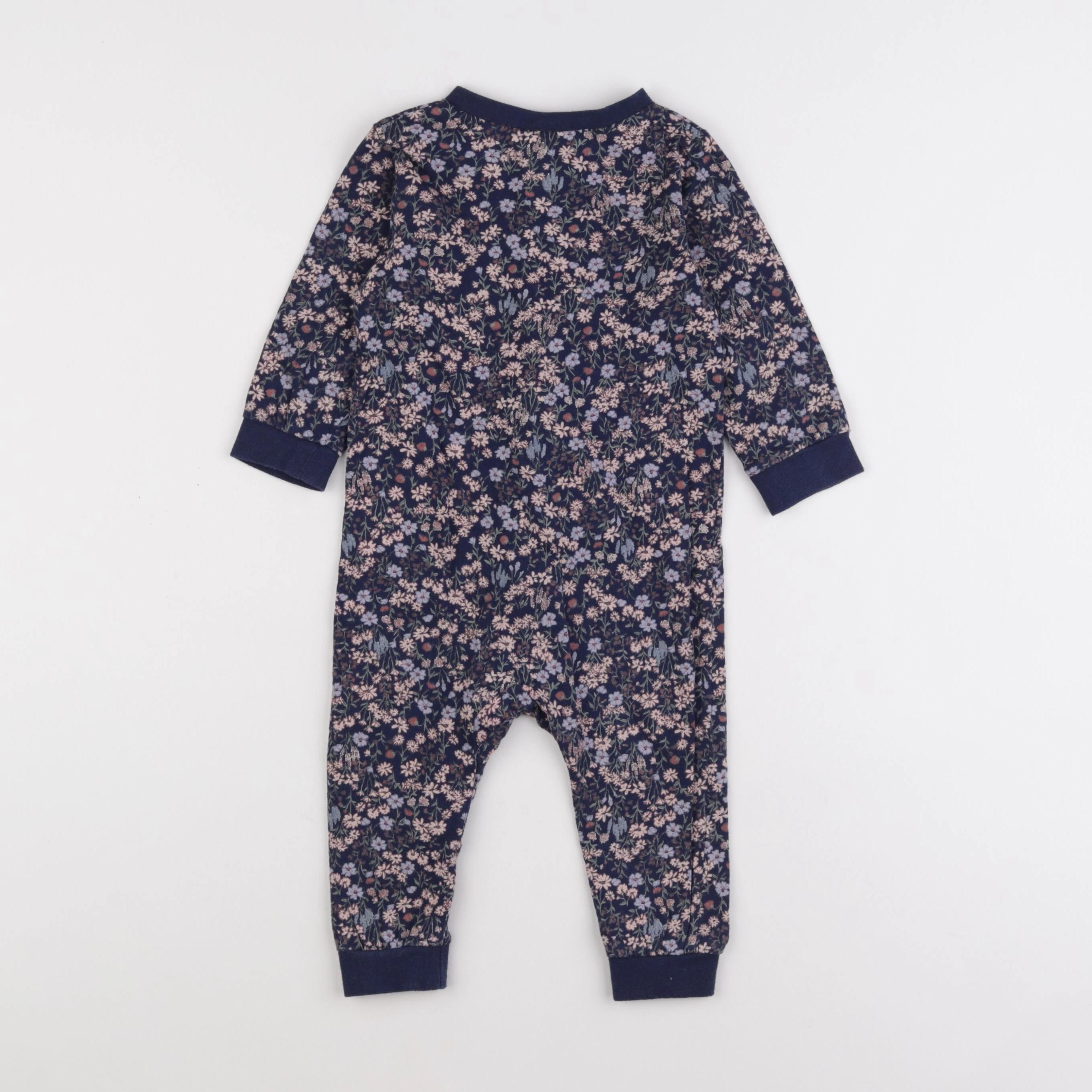 H&M - combinaison bleu - 6/9 mois
