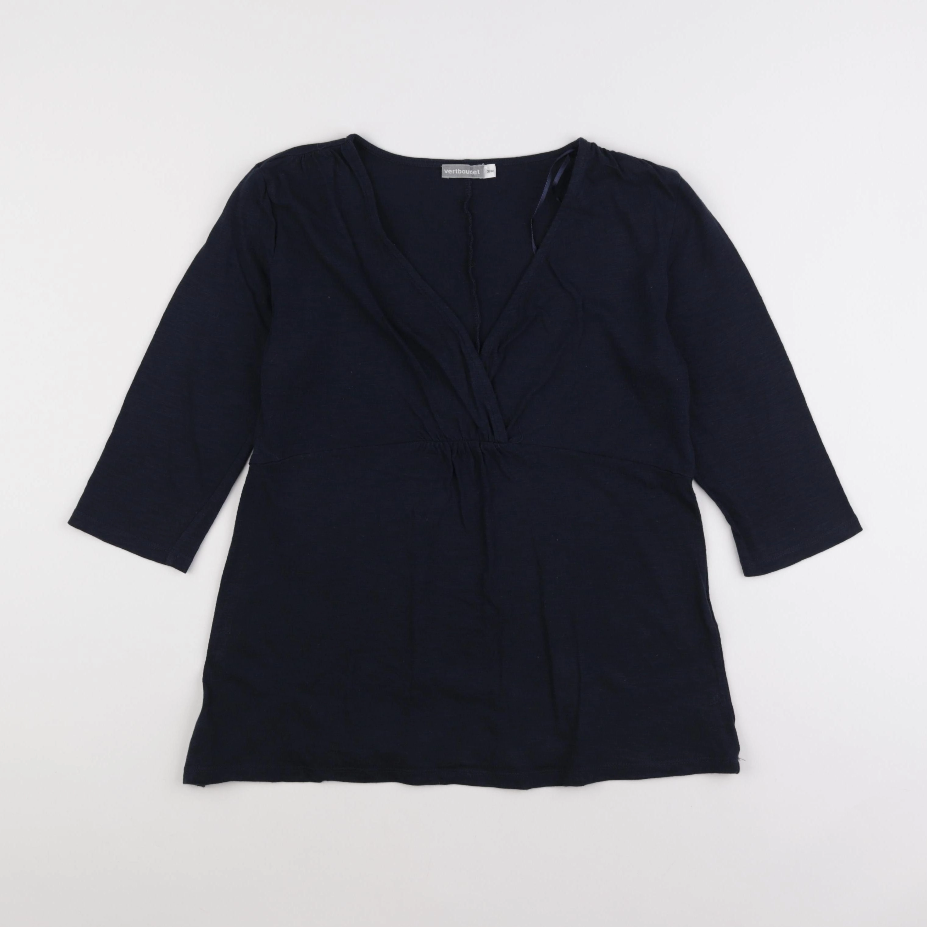 Vertbaudet - tee-shirt allaitement, grossesse bleu - 38 à 40