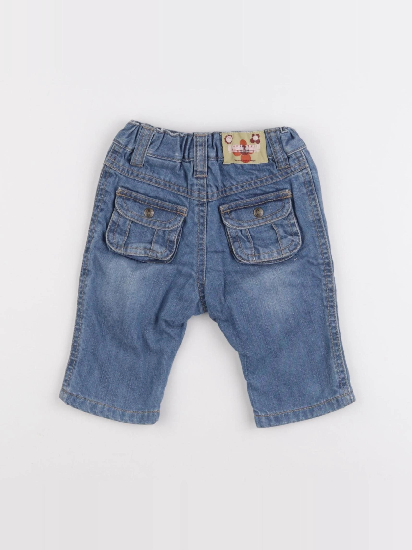 H&M - jean doublé bleu - 3 mois