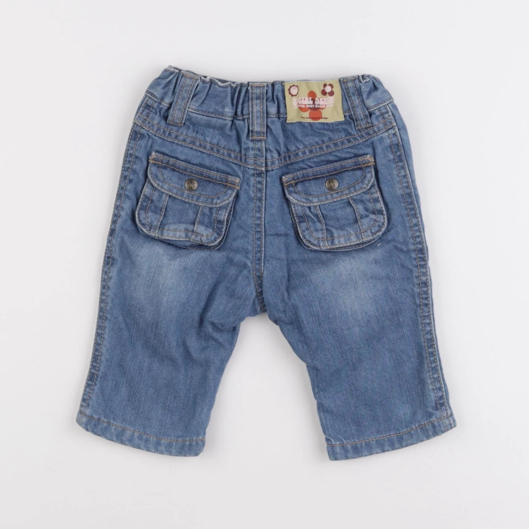 H&M - jean doublé bleu - 3 mois