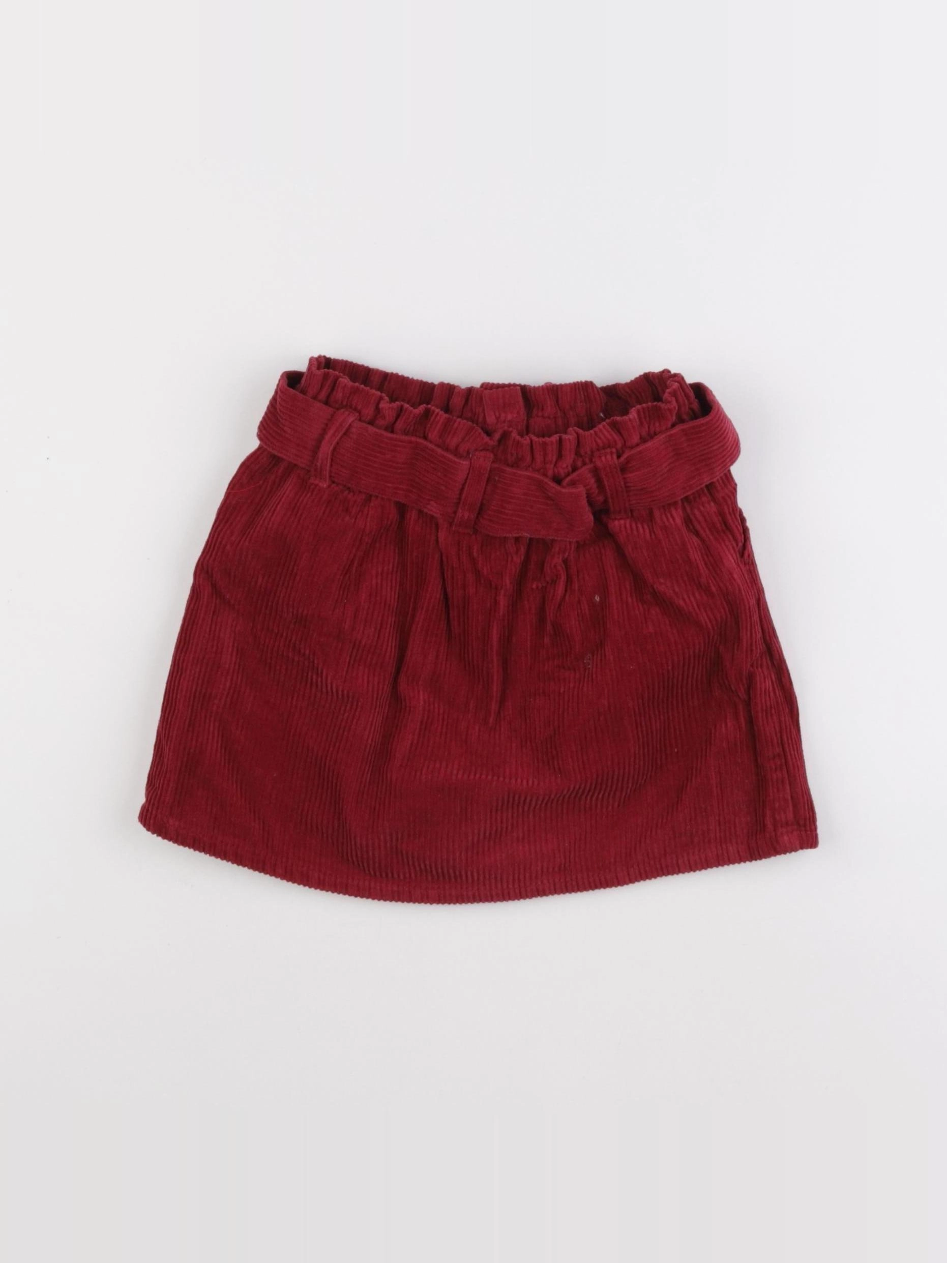 Vertbaudet - jupe rouge - 5 ans
