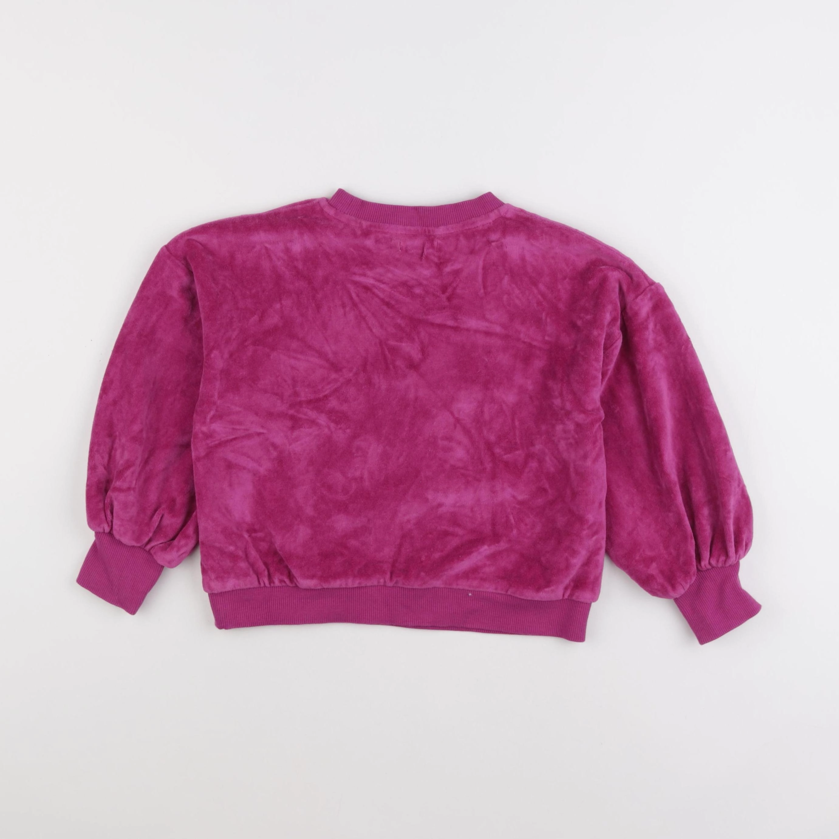 Vertbaudet - sweat rose - 6 ans