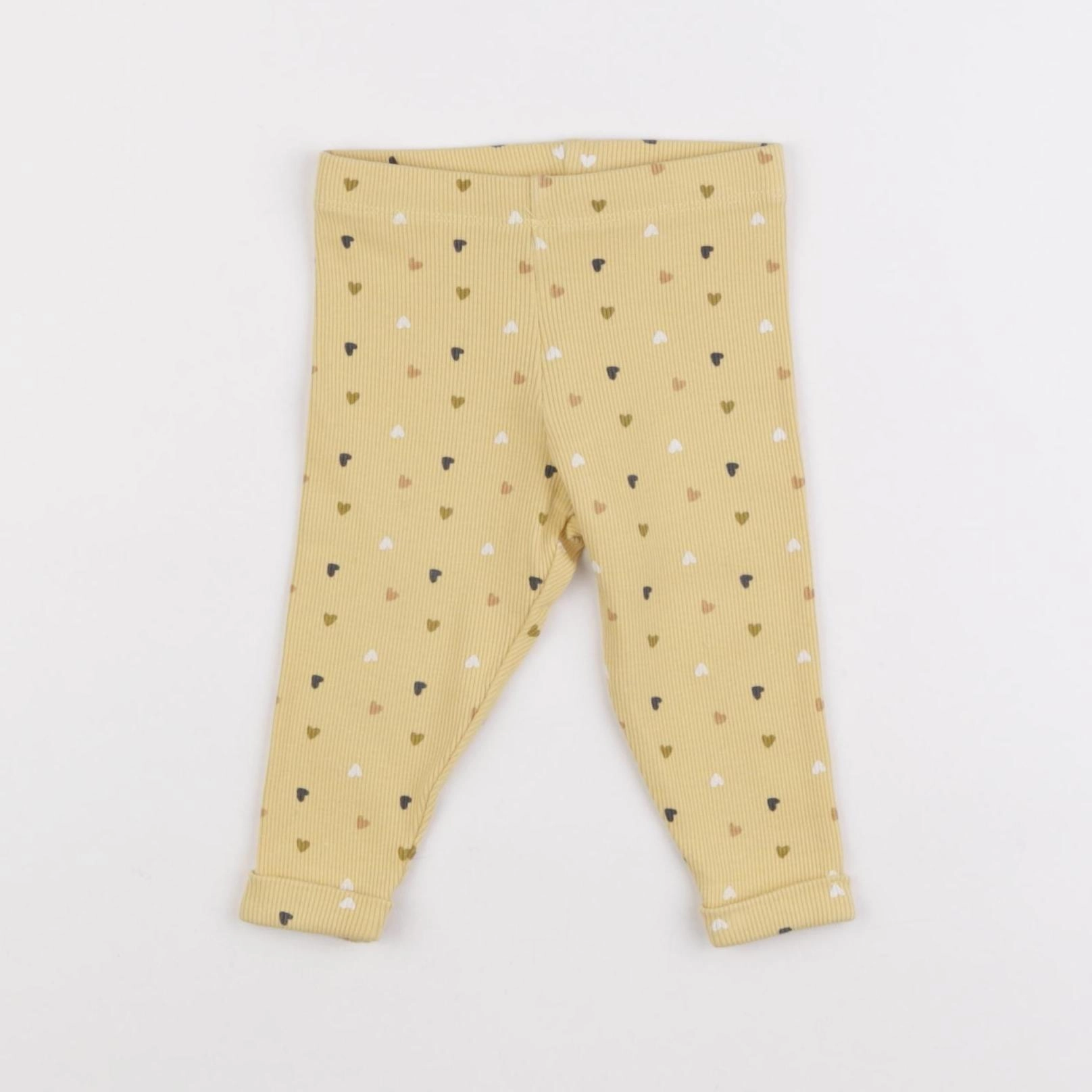 Tape à l'oeil - legging jaune - 6 mois