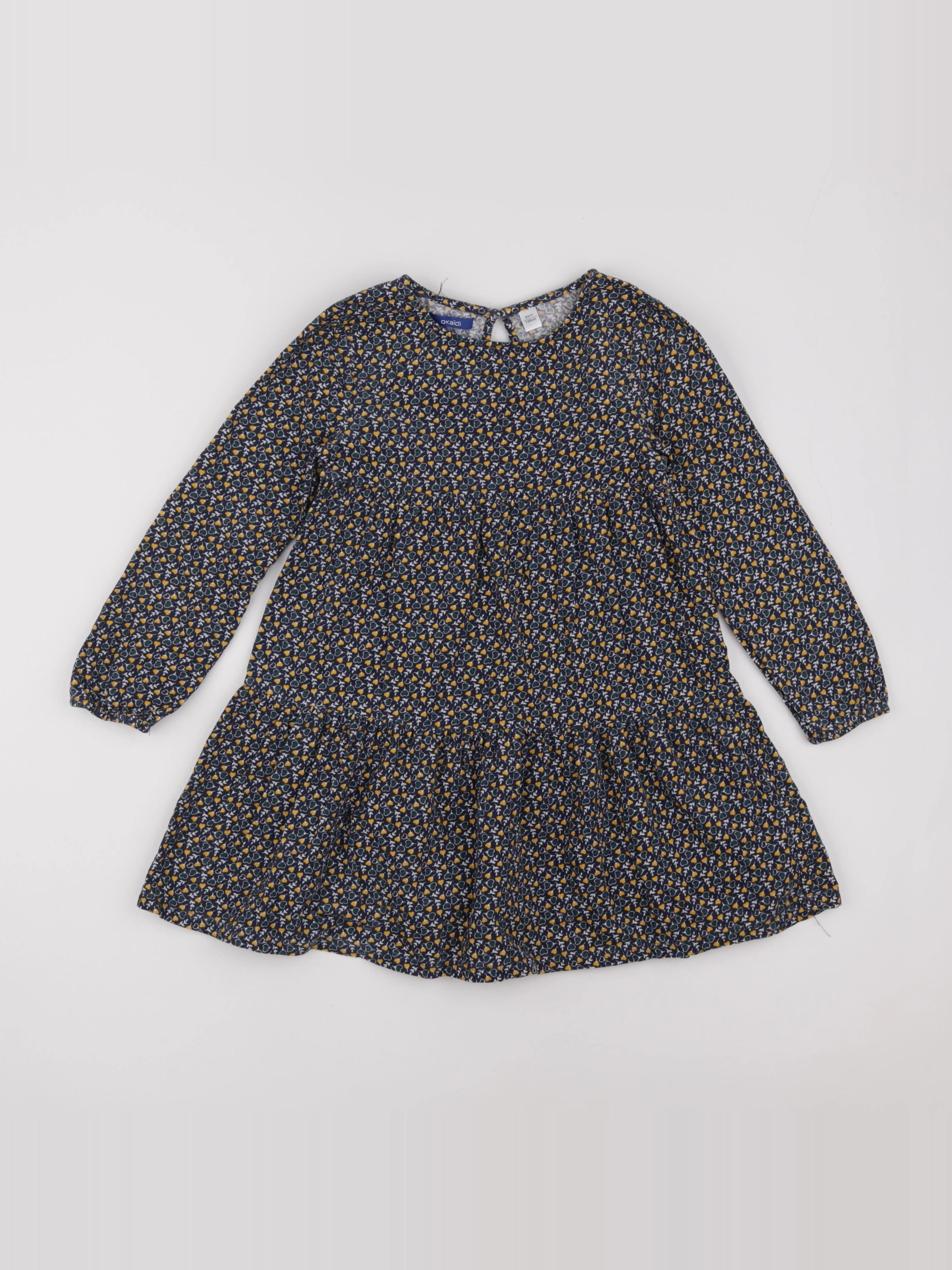 Okaidi - robe bleu - 8 ans