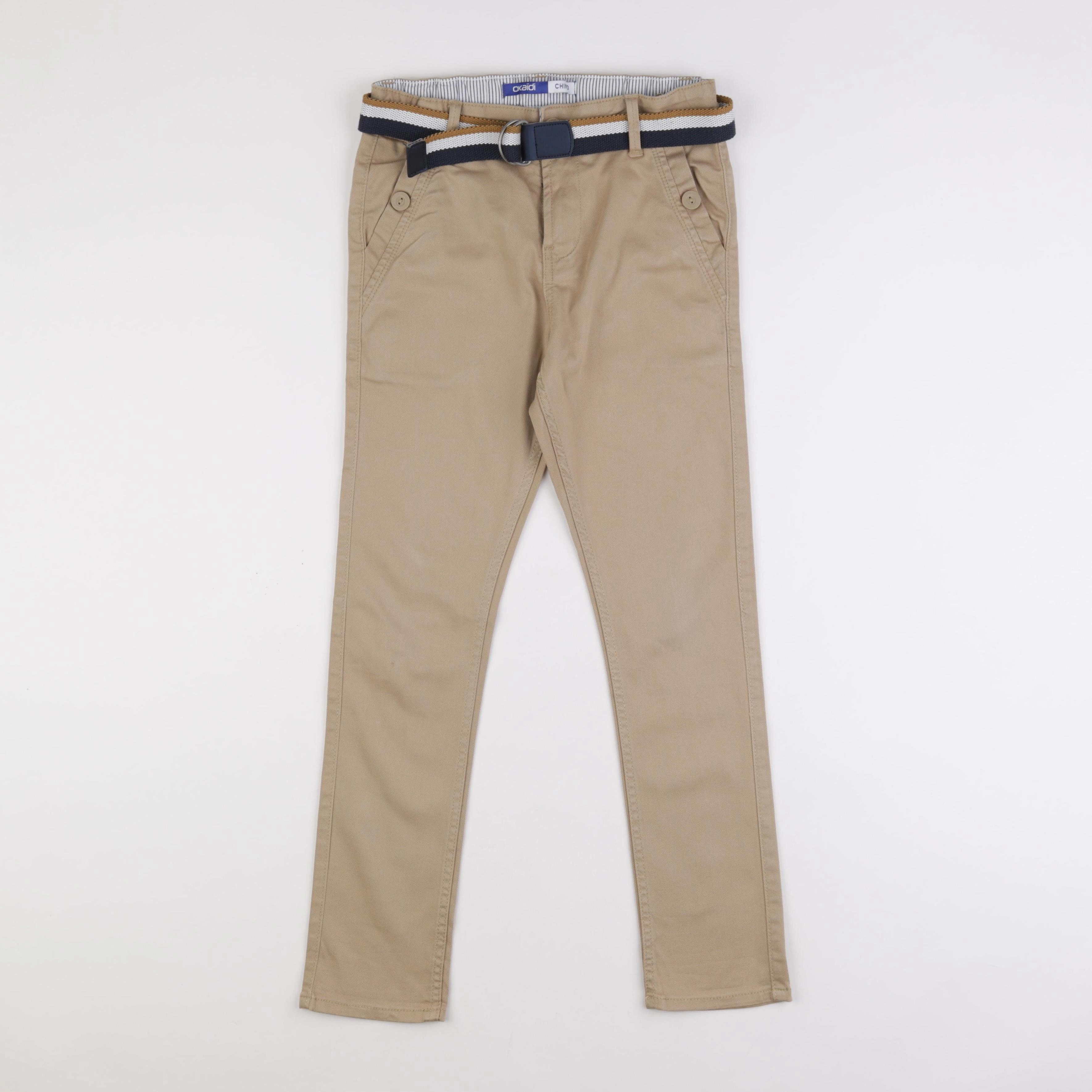 Okaidi - pantalon beige - 9 ans