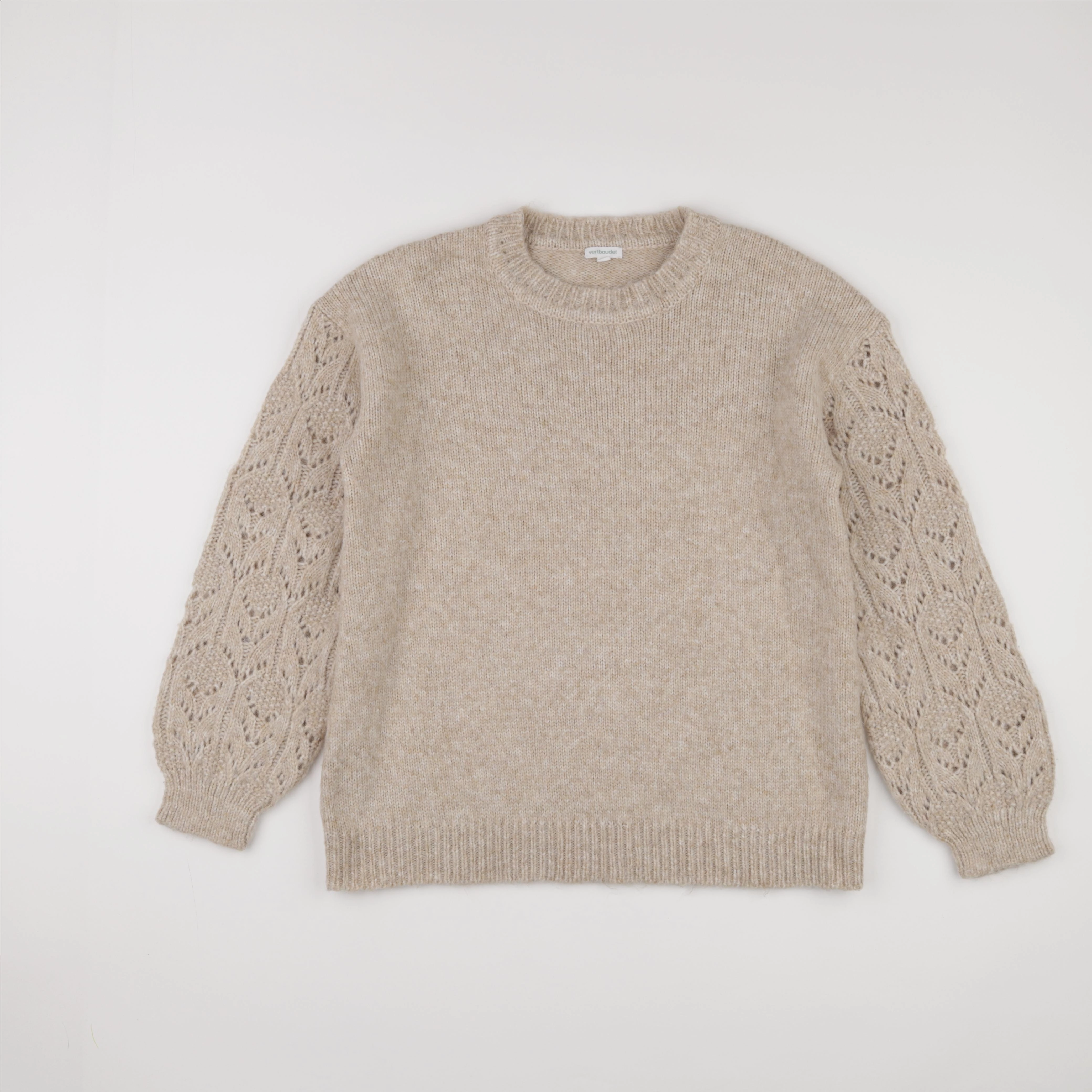 Vertbaudet - pull grossesse beige - 38 à 40