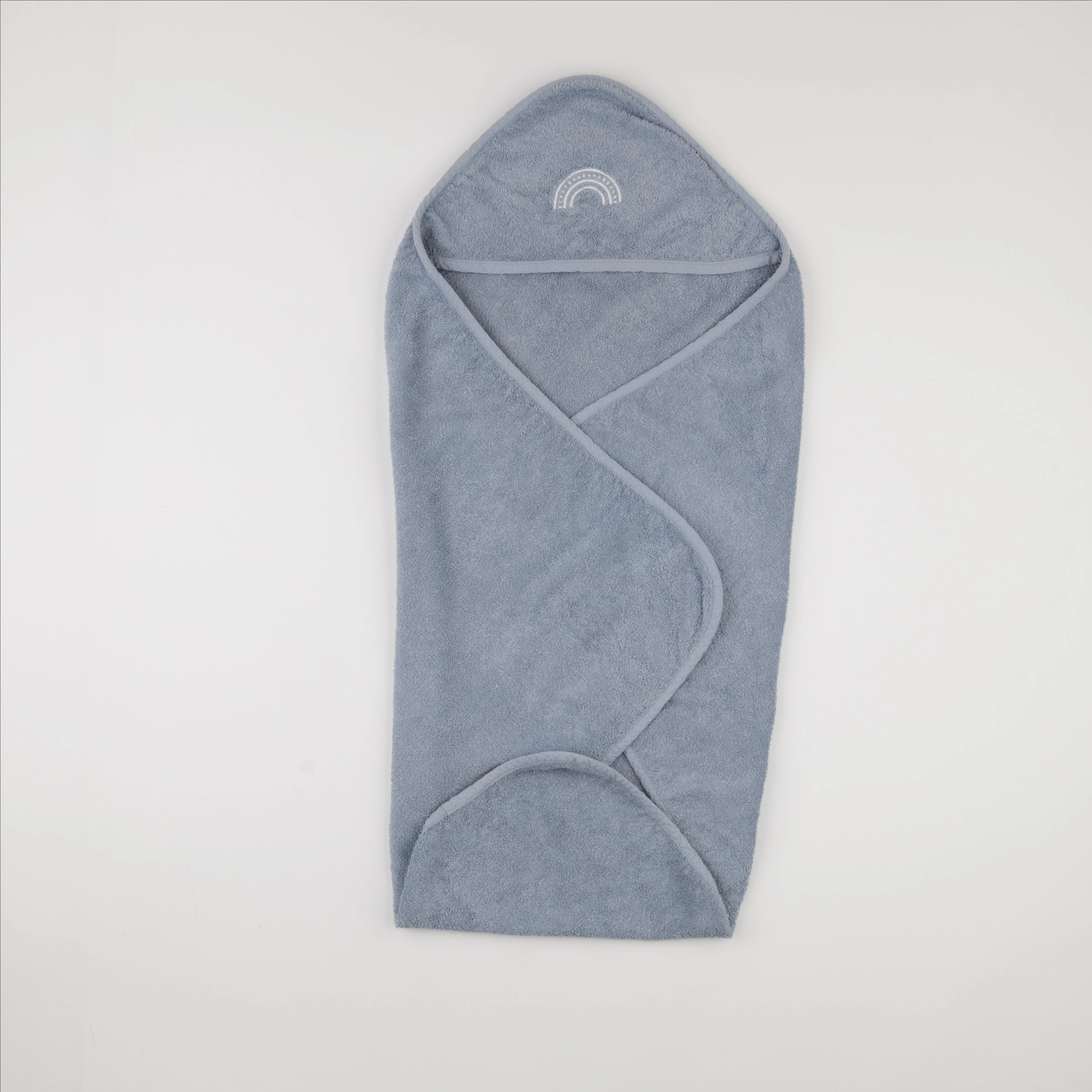 Vertbaudet - cape de bain bleu - 2 ans
