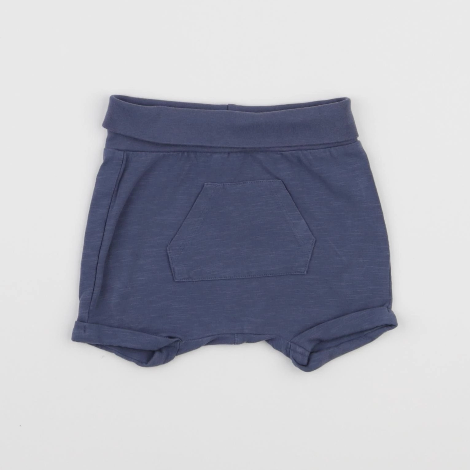 H&M - short bleu - 2/4 mois