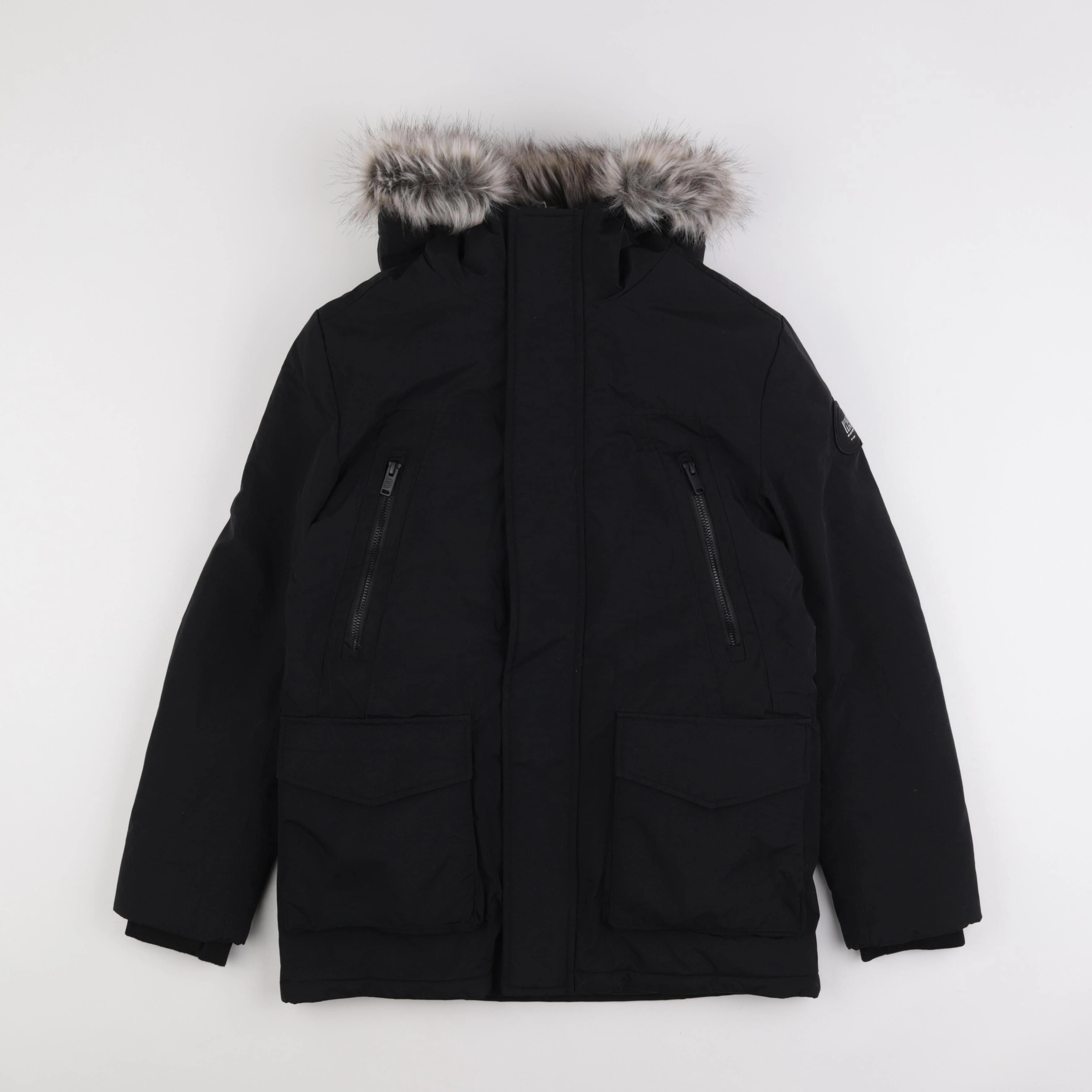 IKKS - parka doublure amovible noir - 12 ans