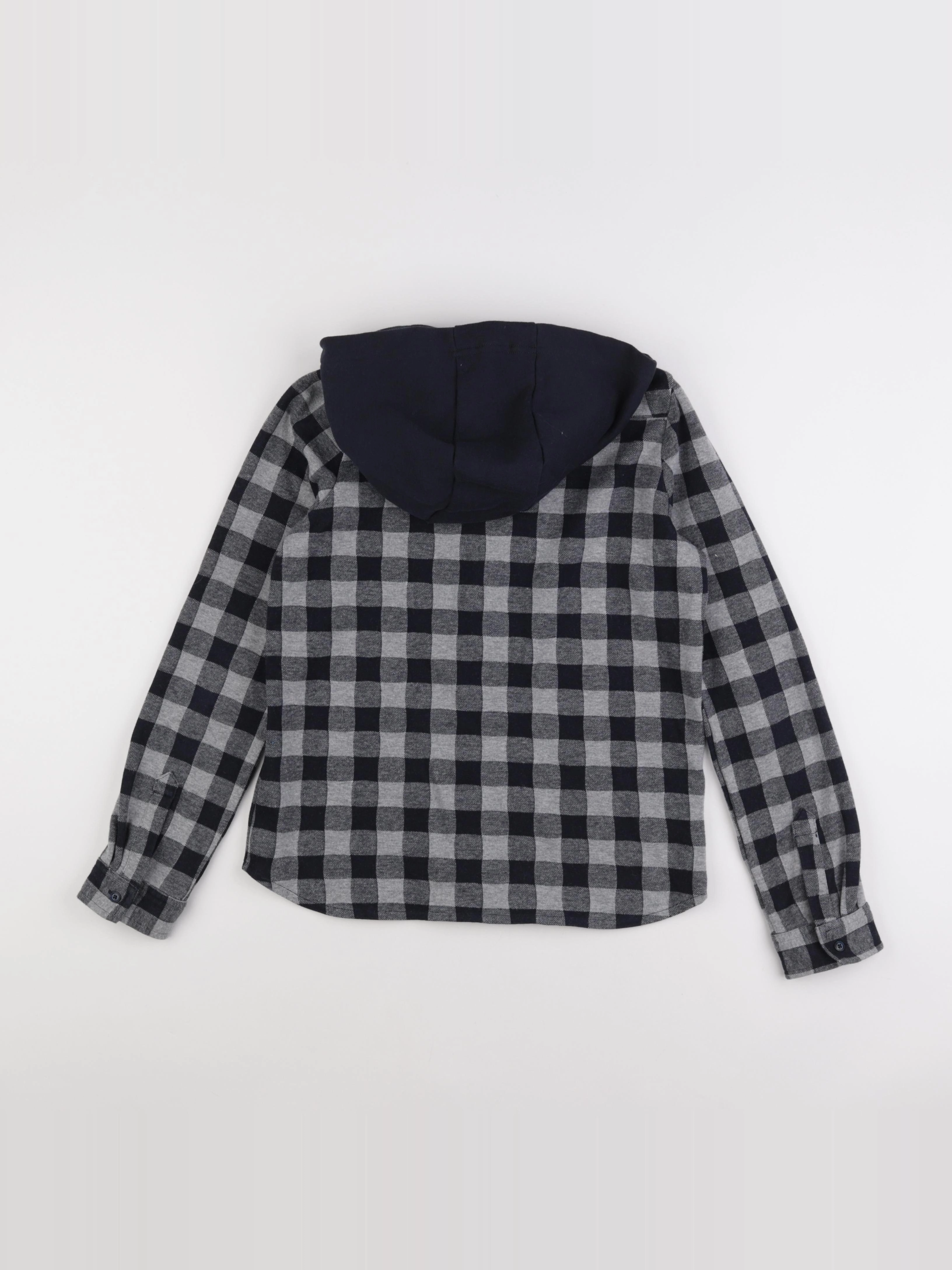 IKKS - chemise bleu, gris - 12 ans