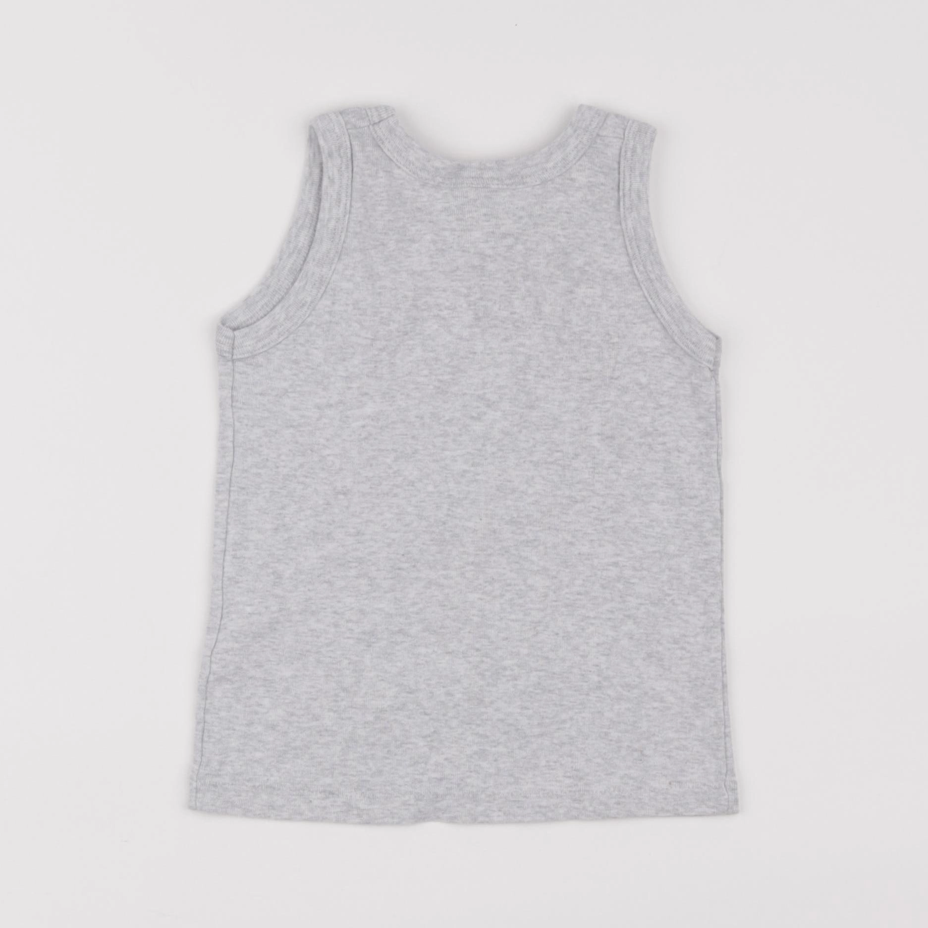 Petit Bateau - maillot de corps gris - 4 ans