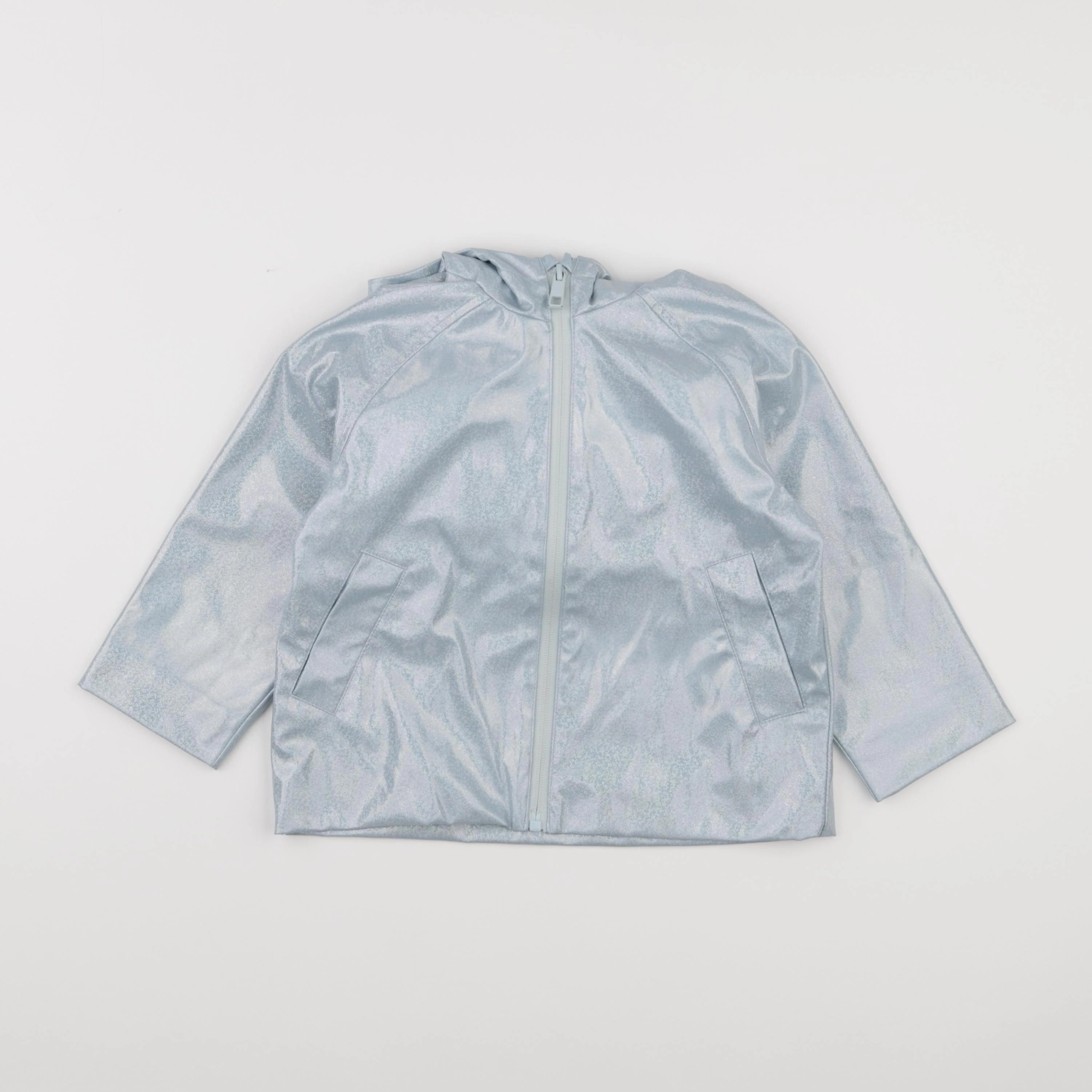 Zara - imperméable bleu - 3 ans