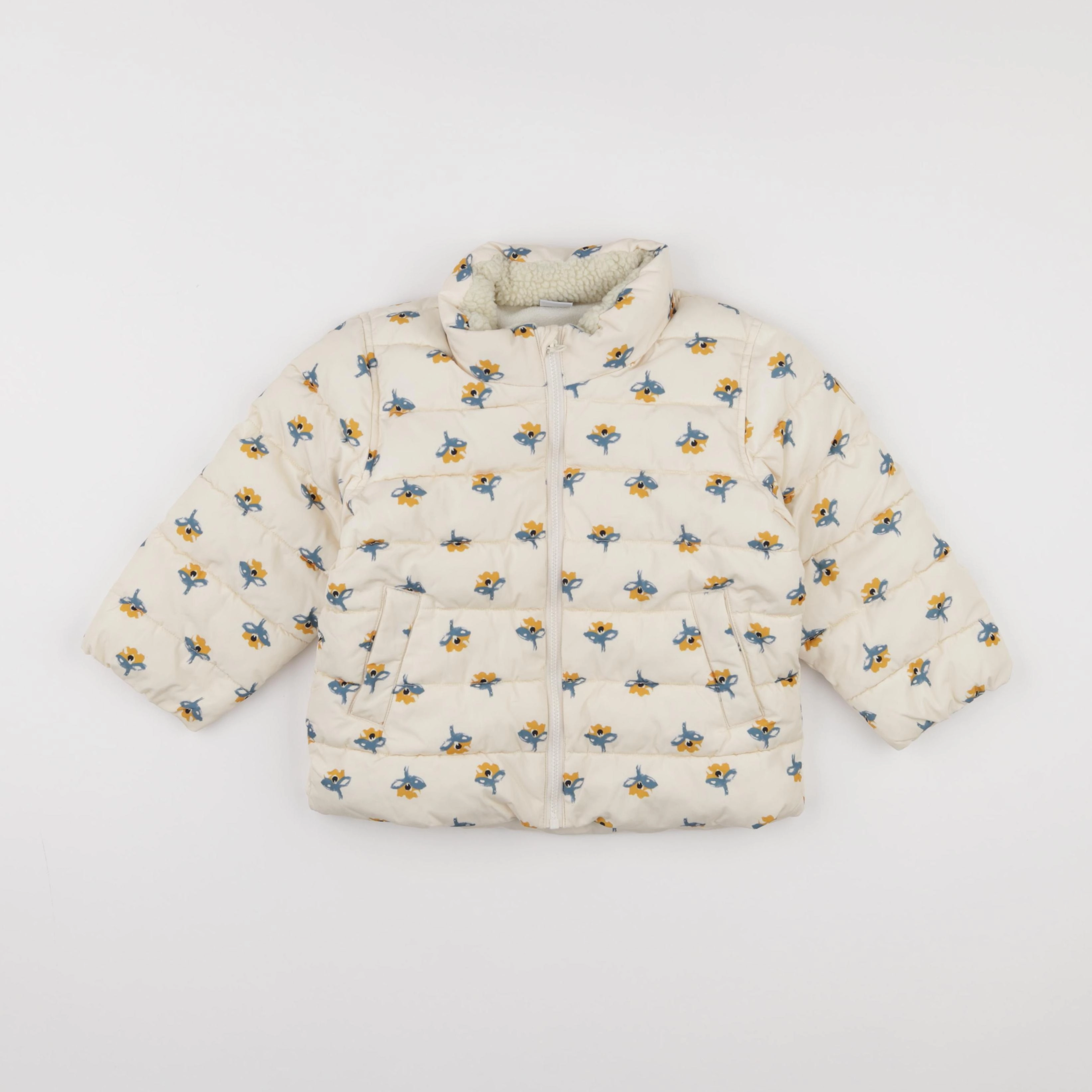 Petit Bateau - doudoune multicolore - 3 ans