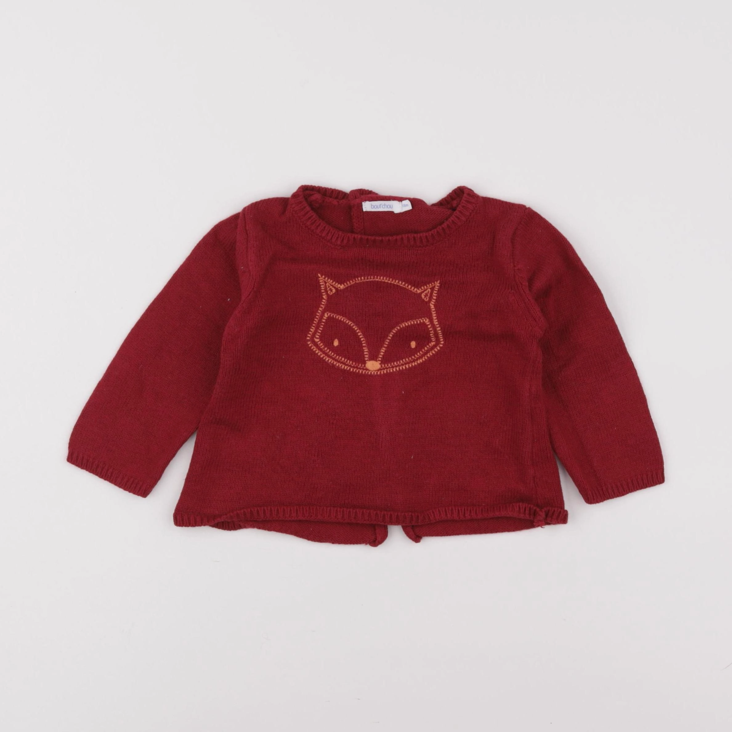 Boutchou - pull rouge - 18 mois