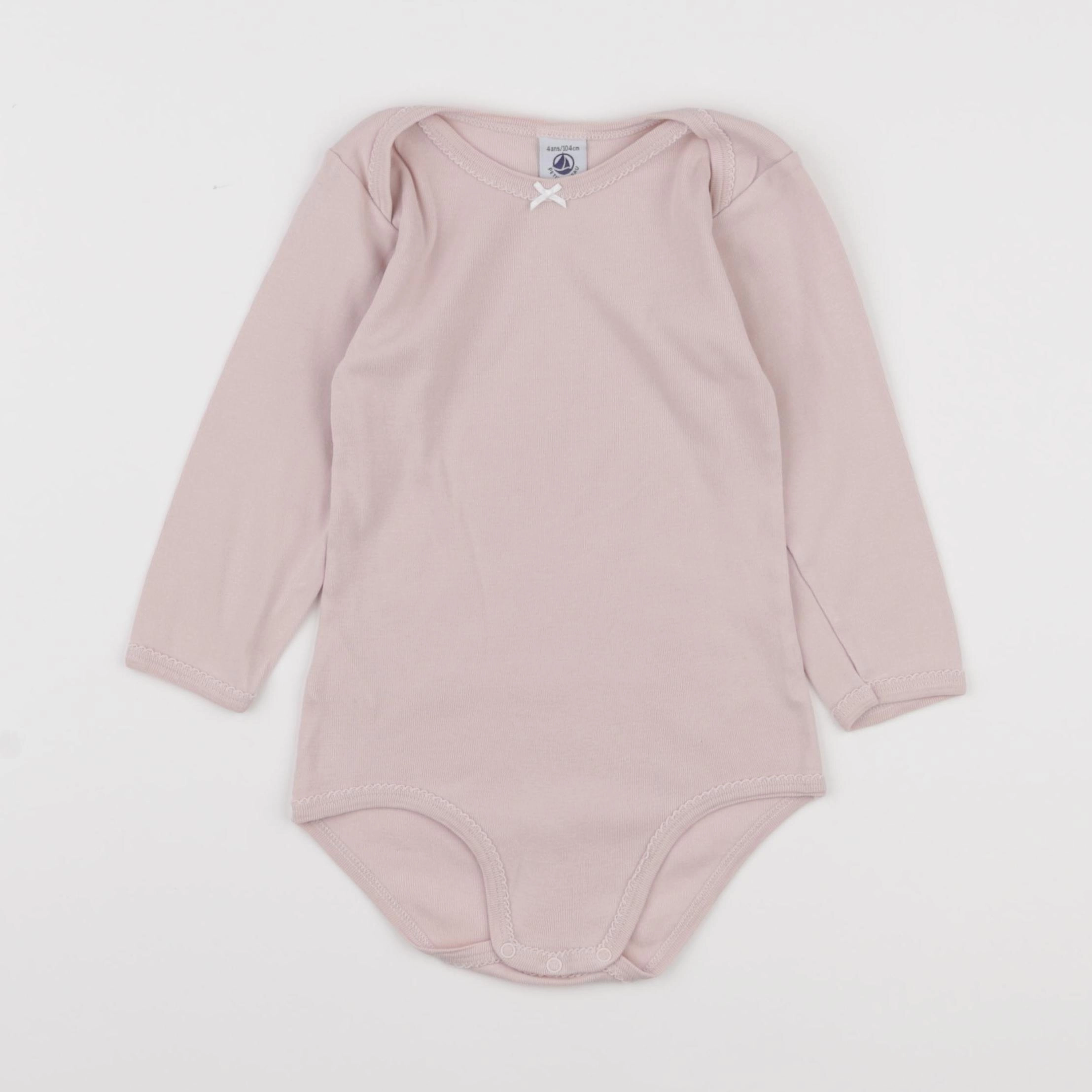 Petit Bateau - body rose - 4 ans