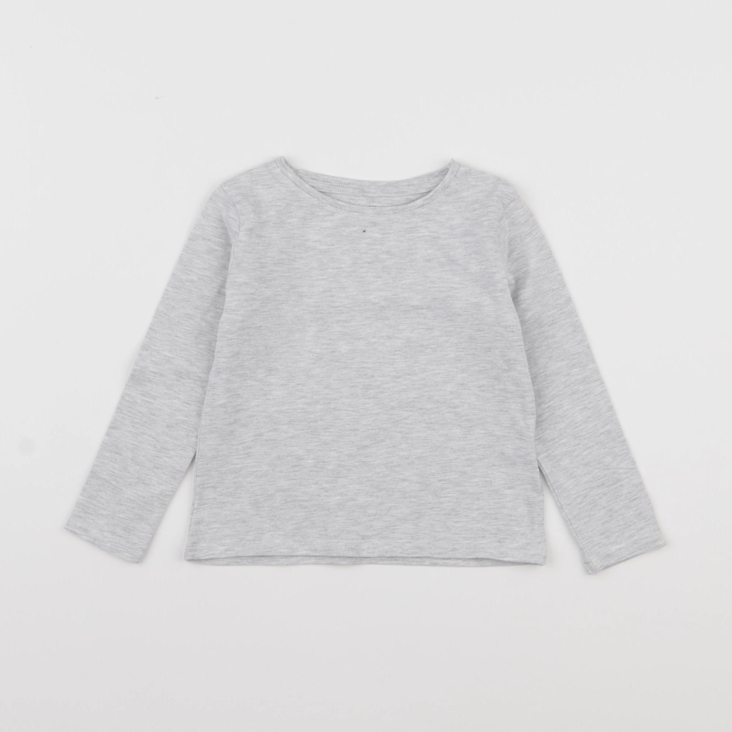 H&M - tee-shirt gris - 2/4 ans