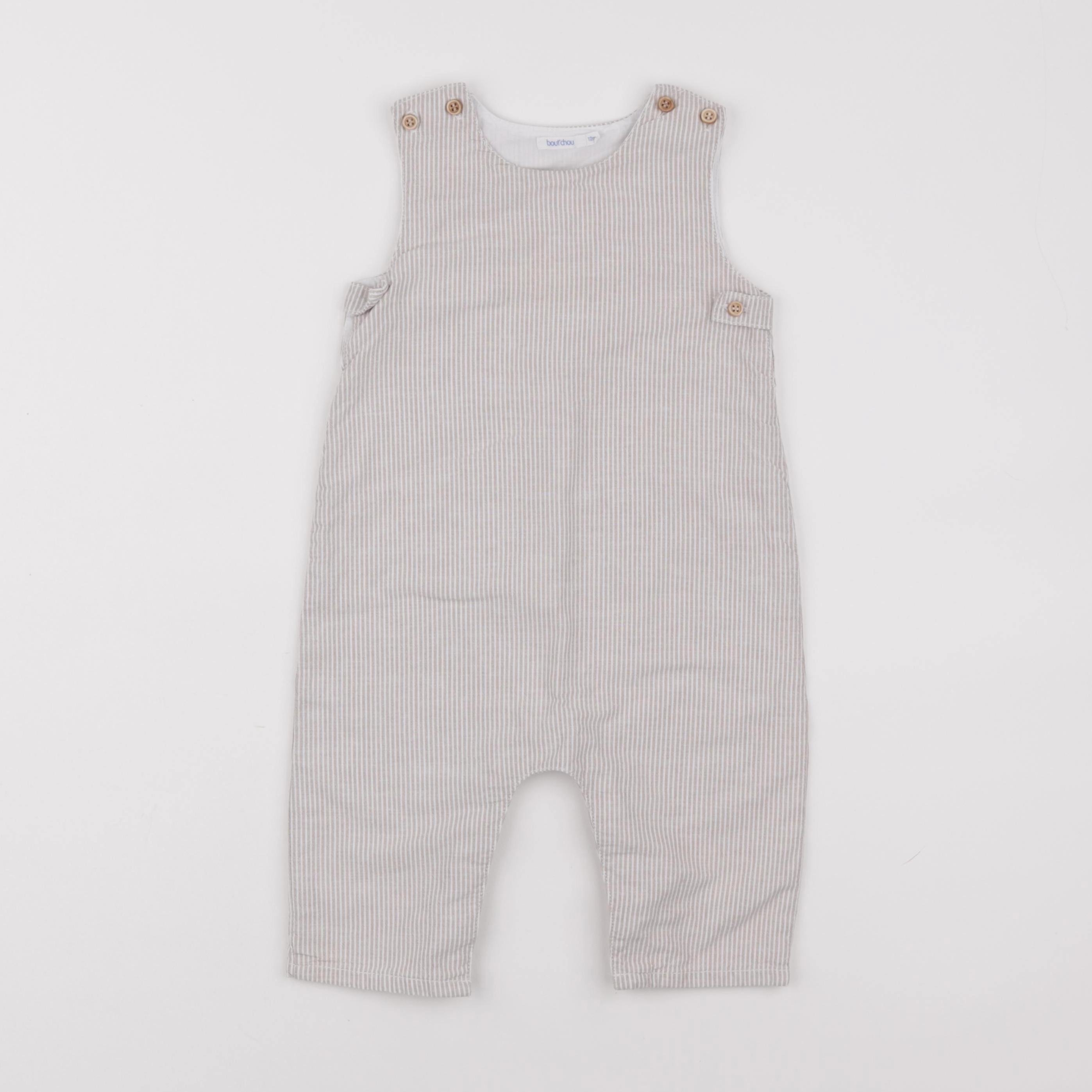 Boutchou - salopette marron - 12 mois