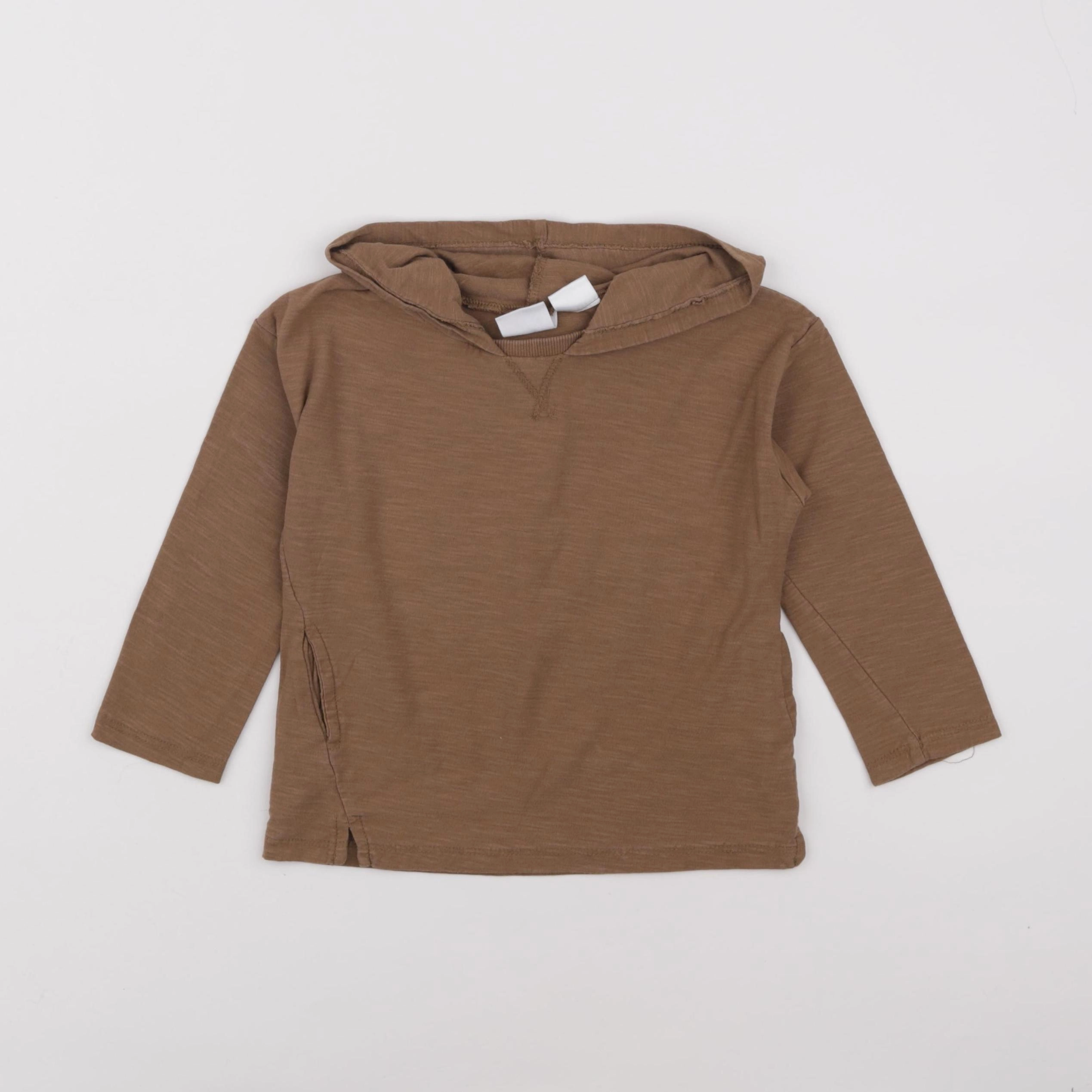 Zara - tee-shirt marron - 18/24 mois