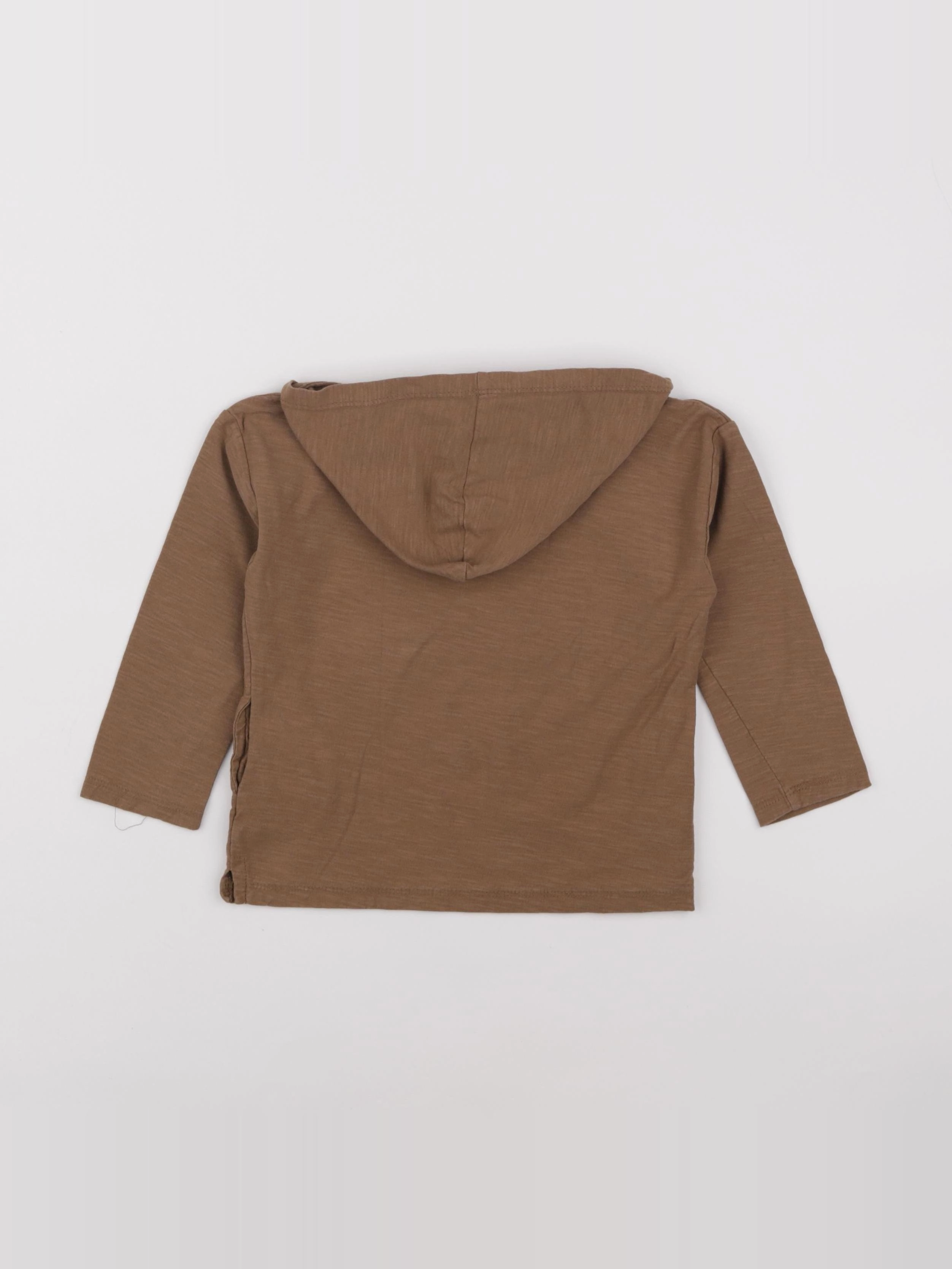 Zara - tee-shirt marron - 18/24 mois