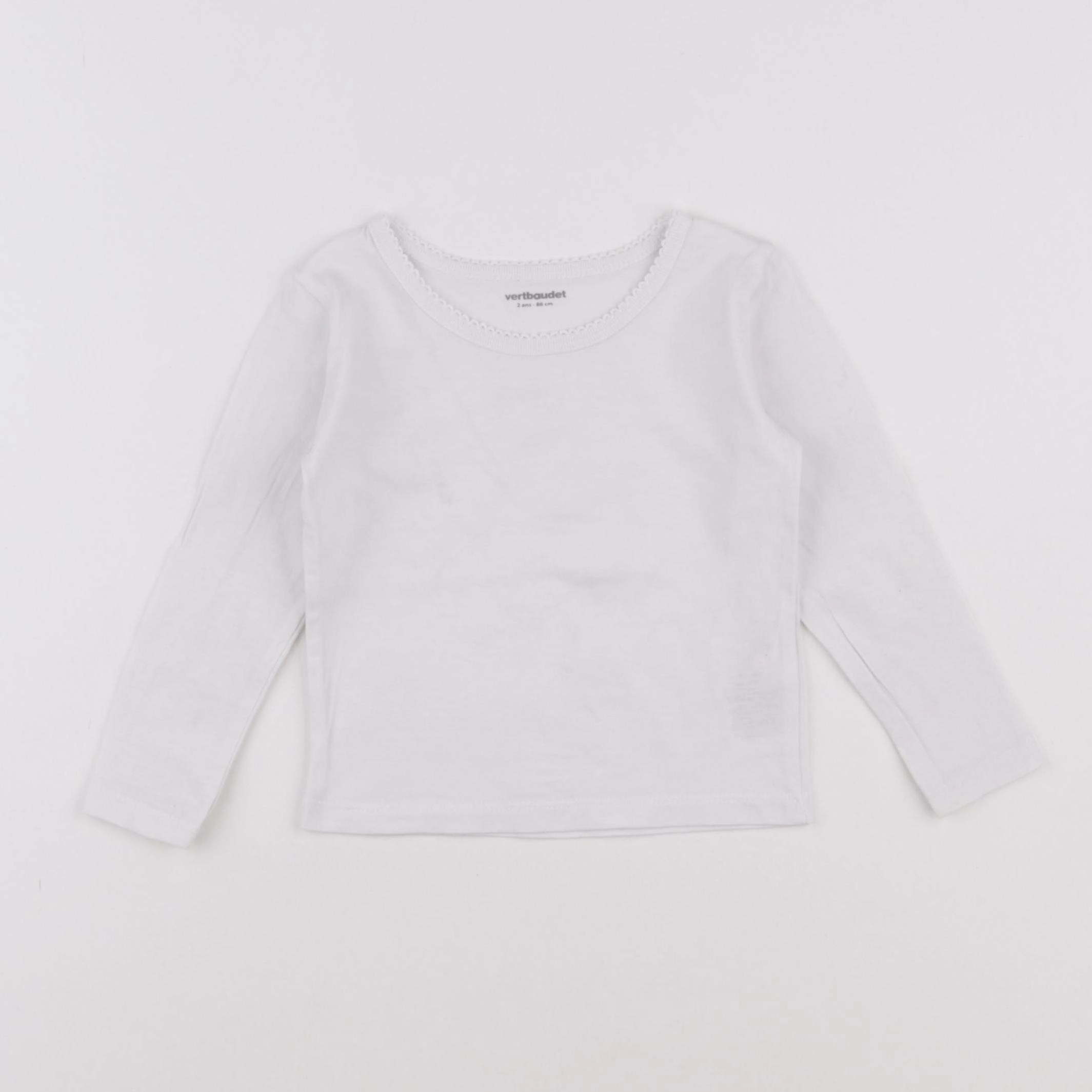 Petit Bateau - maillot de corps blanc - 2 ans