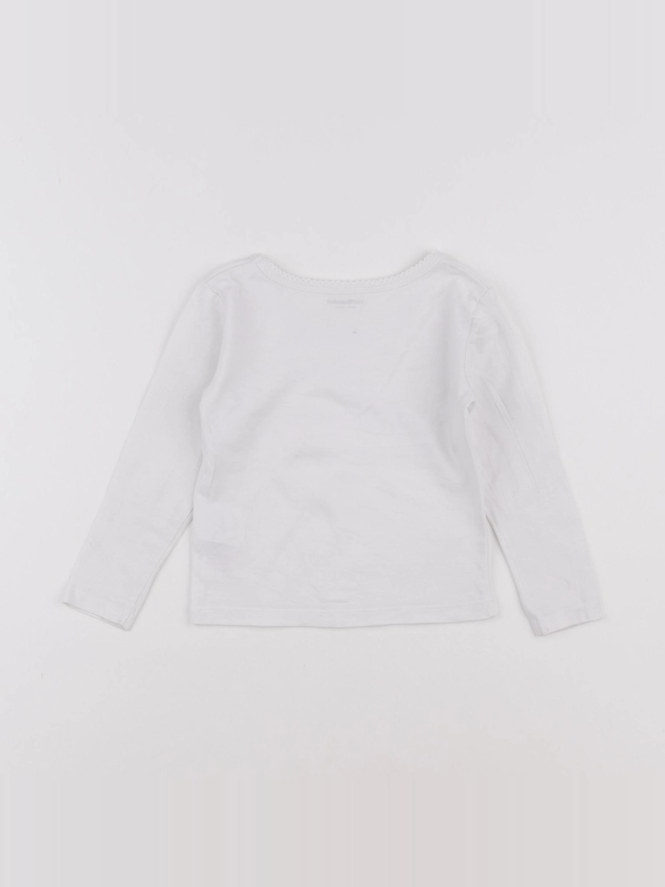 Petit Bateau - maillot de corps blanc - 2 ans
