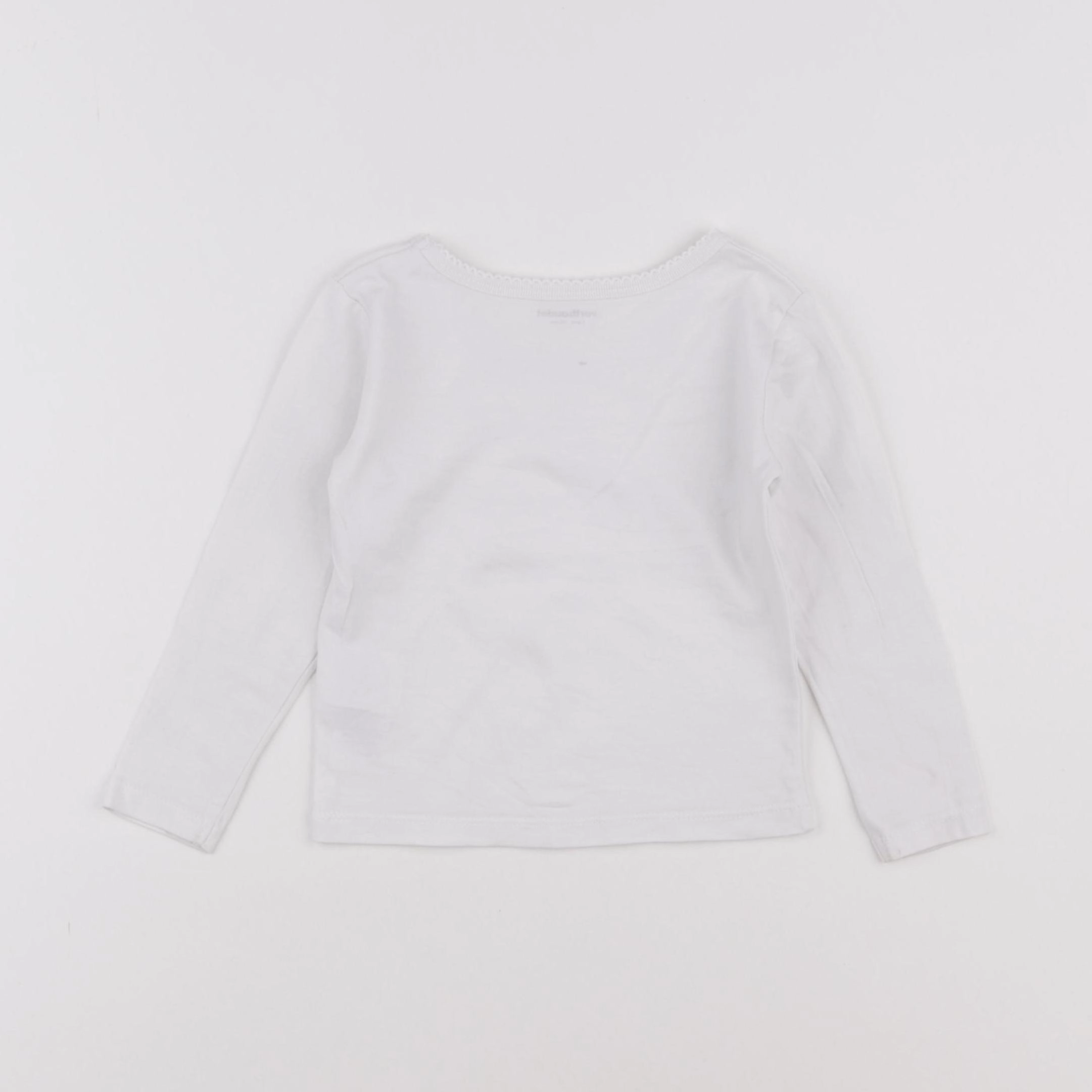 Petit Bateau - maillot de corps blanc - 2 ans