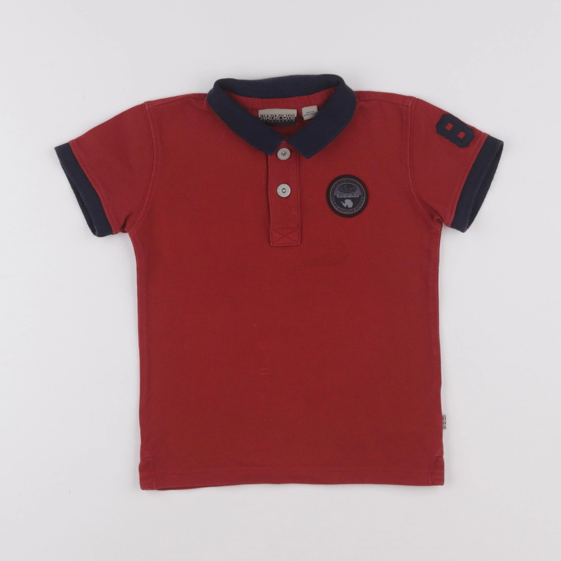 Napapijri - polo rouge - 4 ans