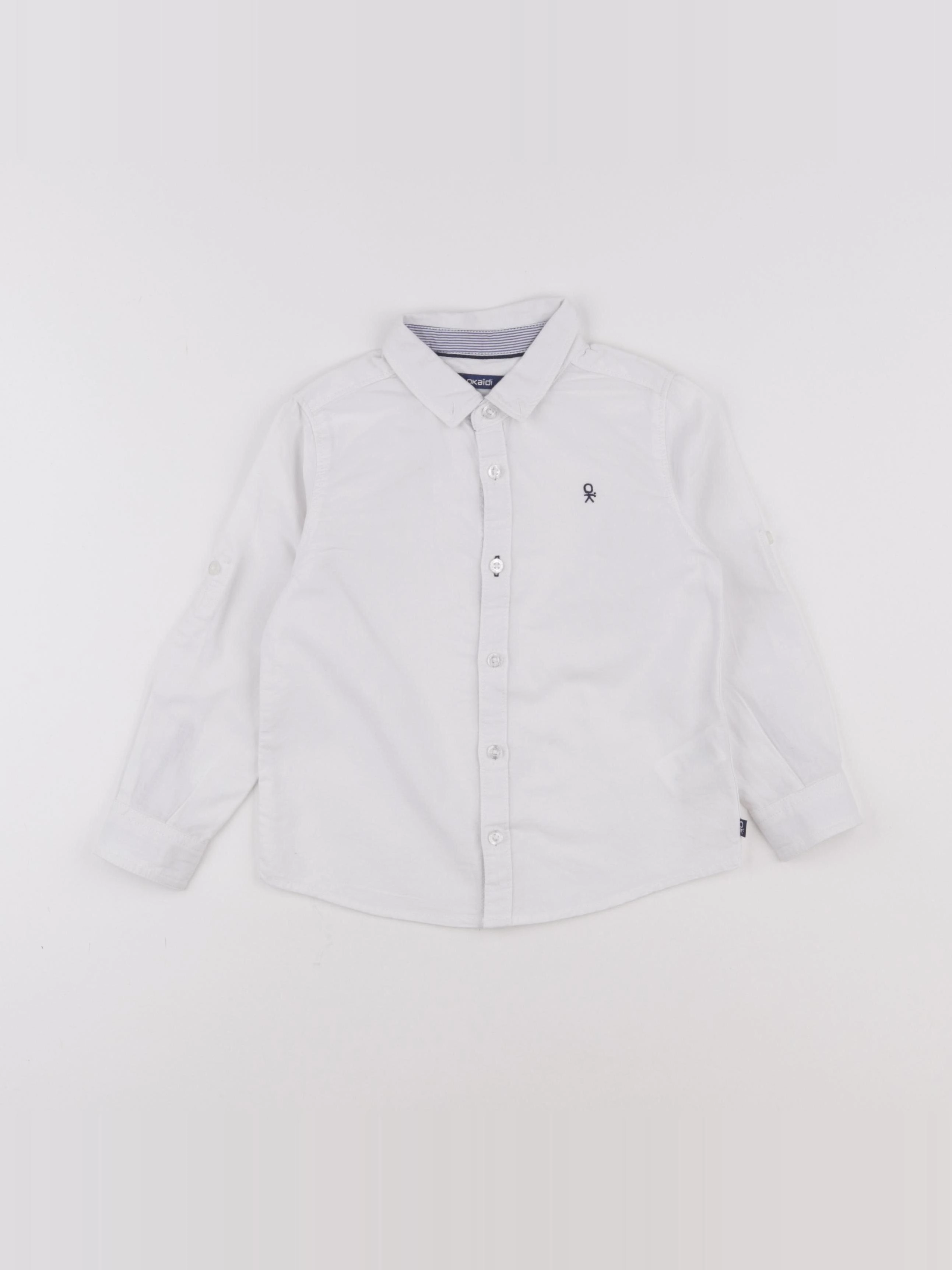 Okaidi - chemise blanc - 3 ans