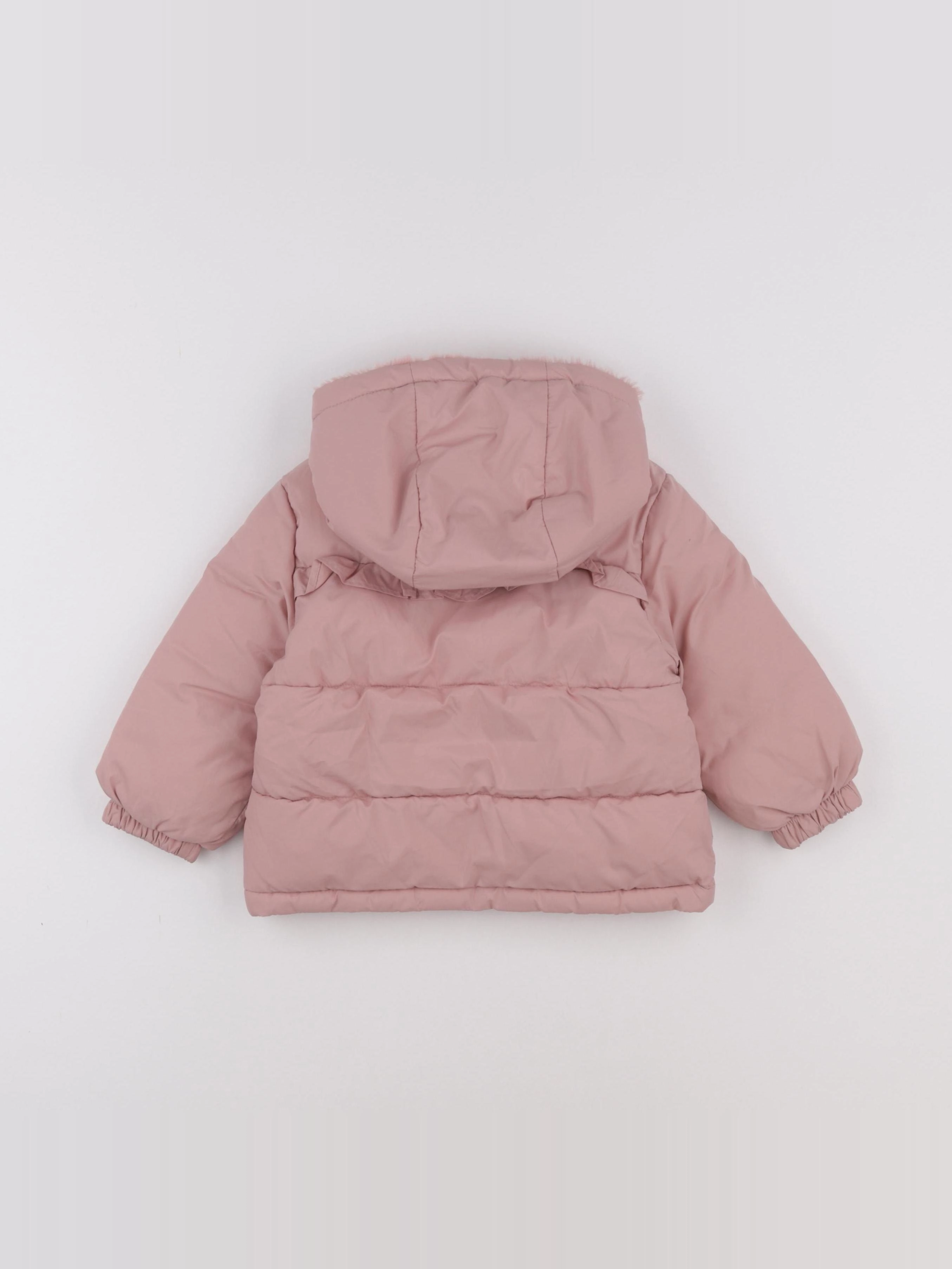 Mango - doudoune rose - 12/18 mois
