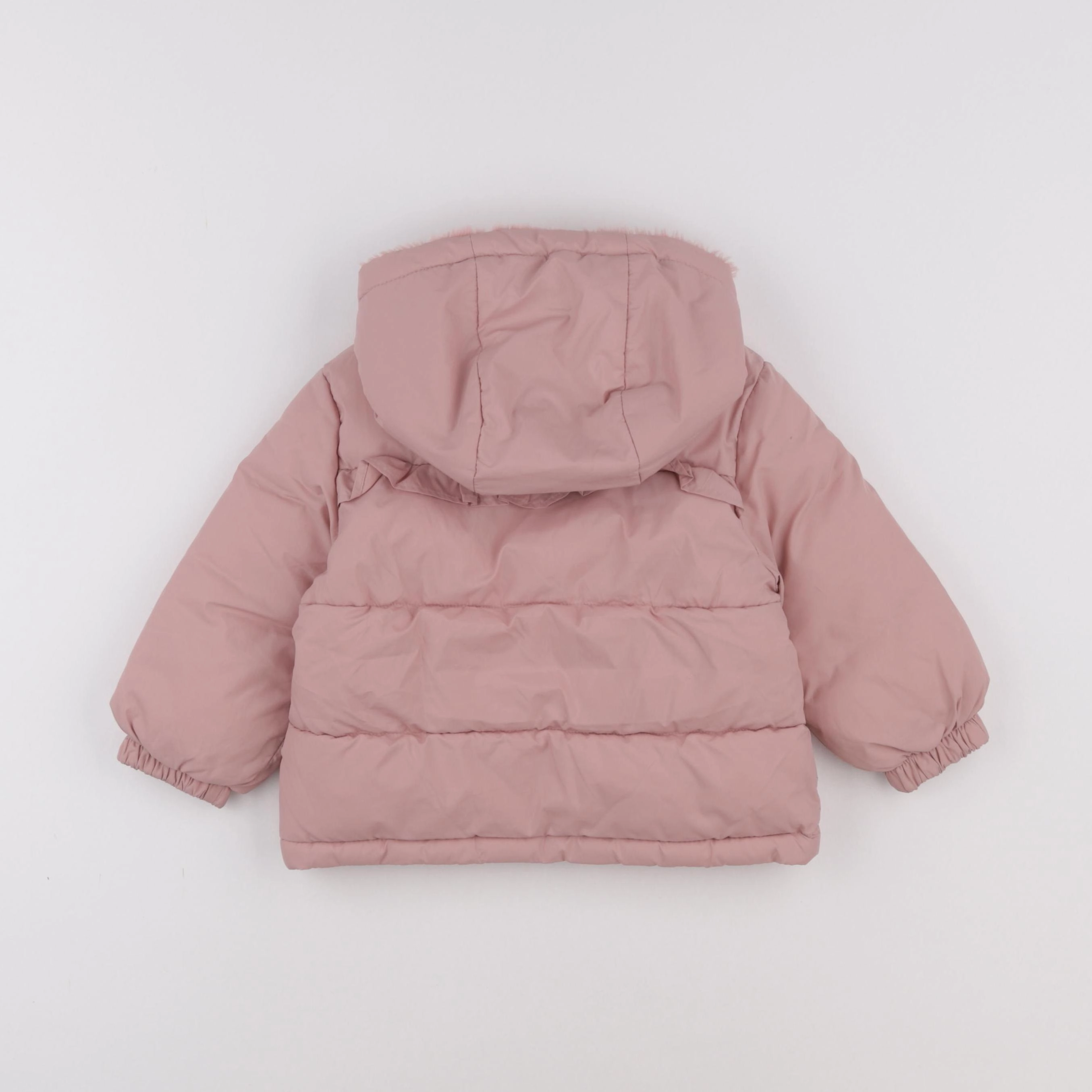Mango - doudoune rose - 12/18 mois
