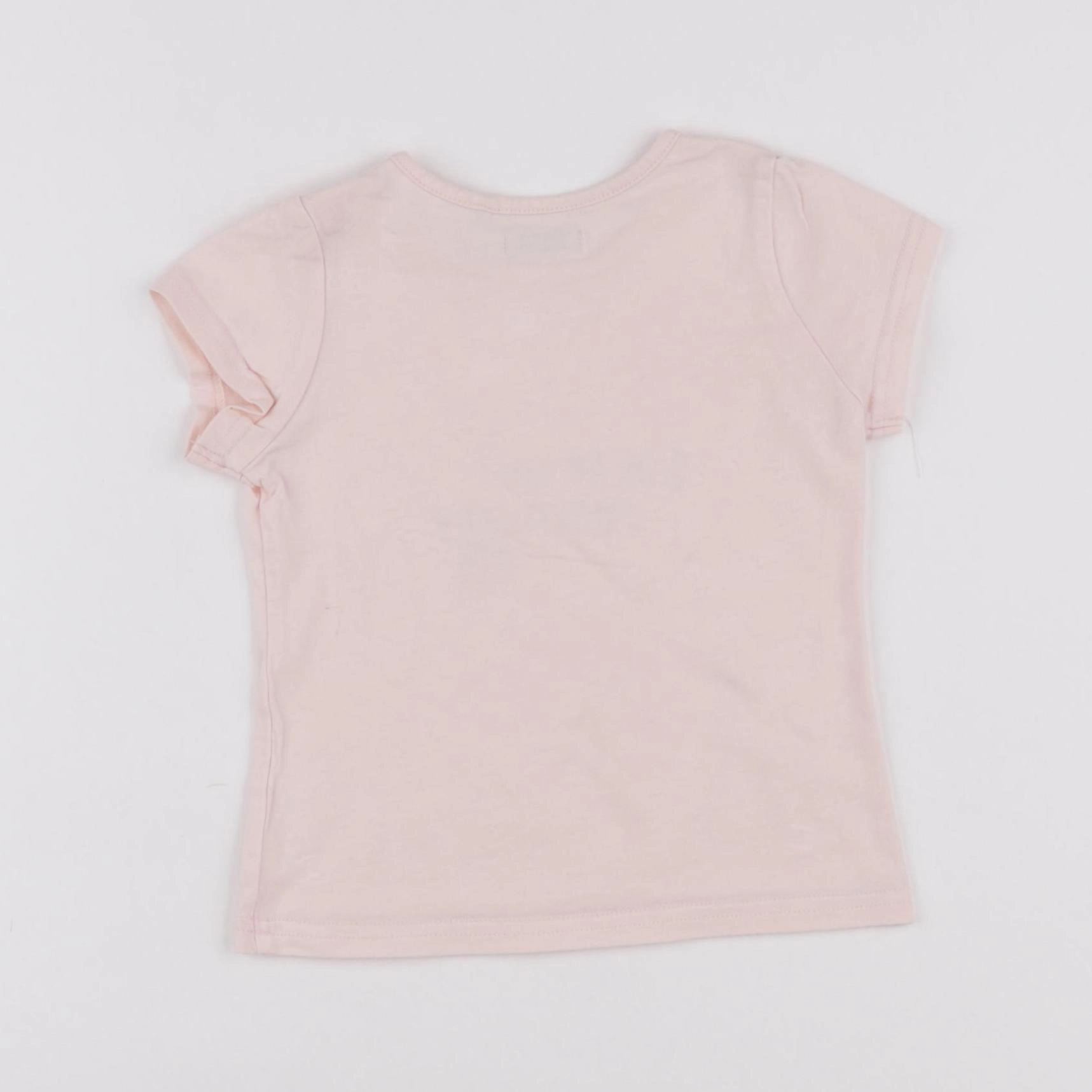 IKKS - tee-shirt rose - 18 mois