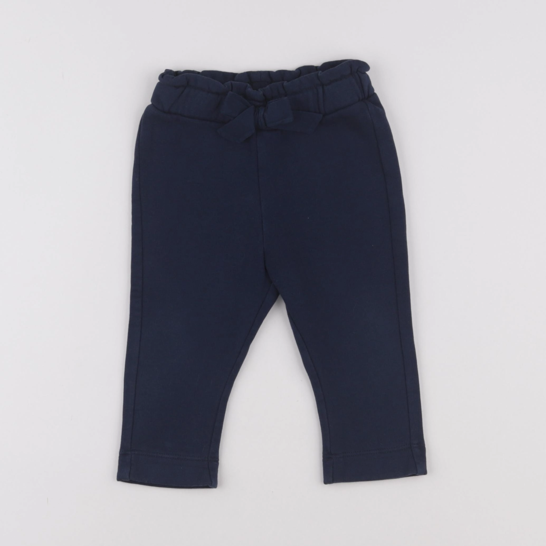 Tape à l'oeil - pantalon doublé bleu - 12 mois