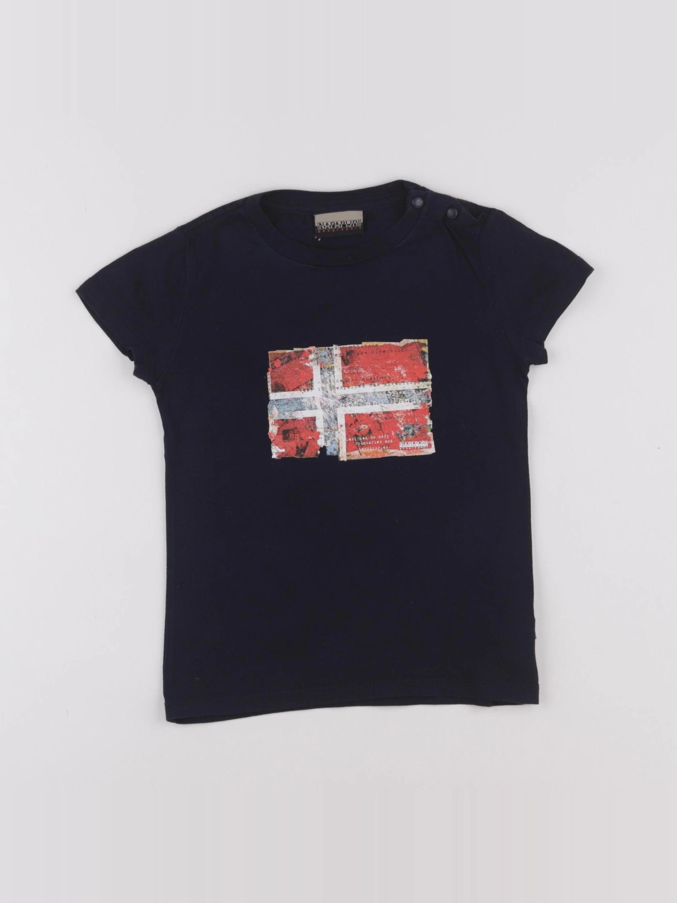 Napapijri - tee-shirt bleu - 4 ans