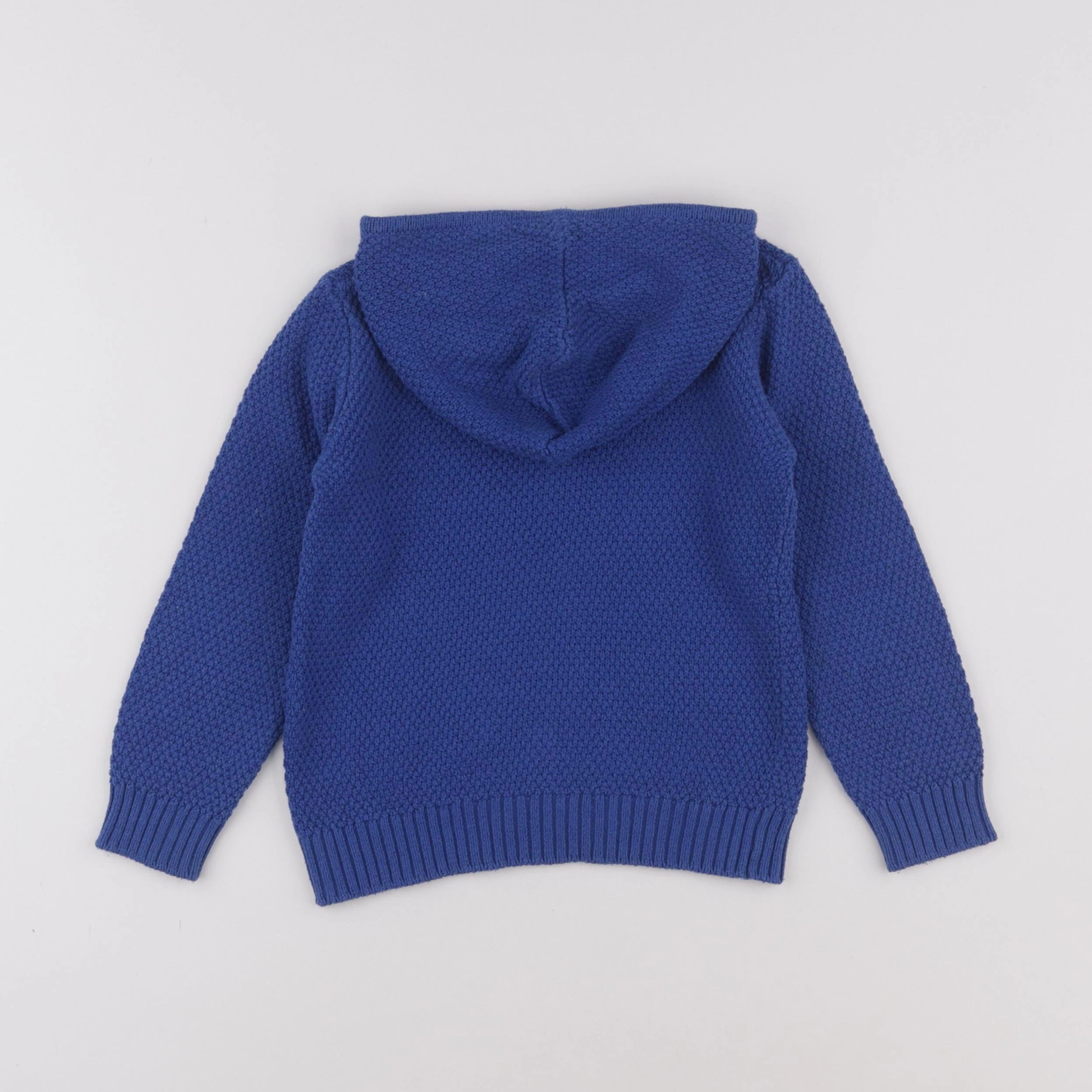 Eden & Victor - sweat bleu - 3 ans