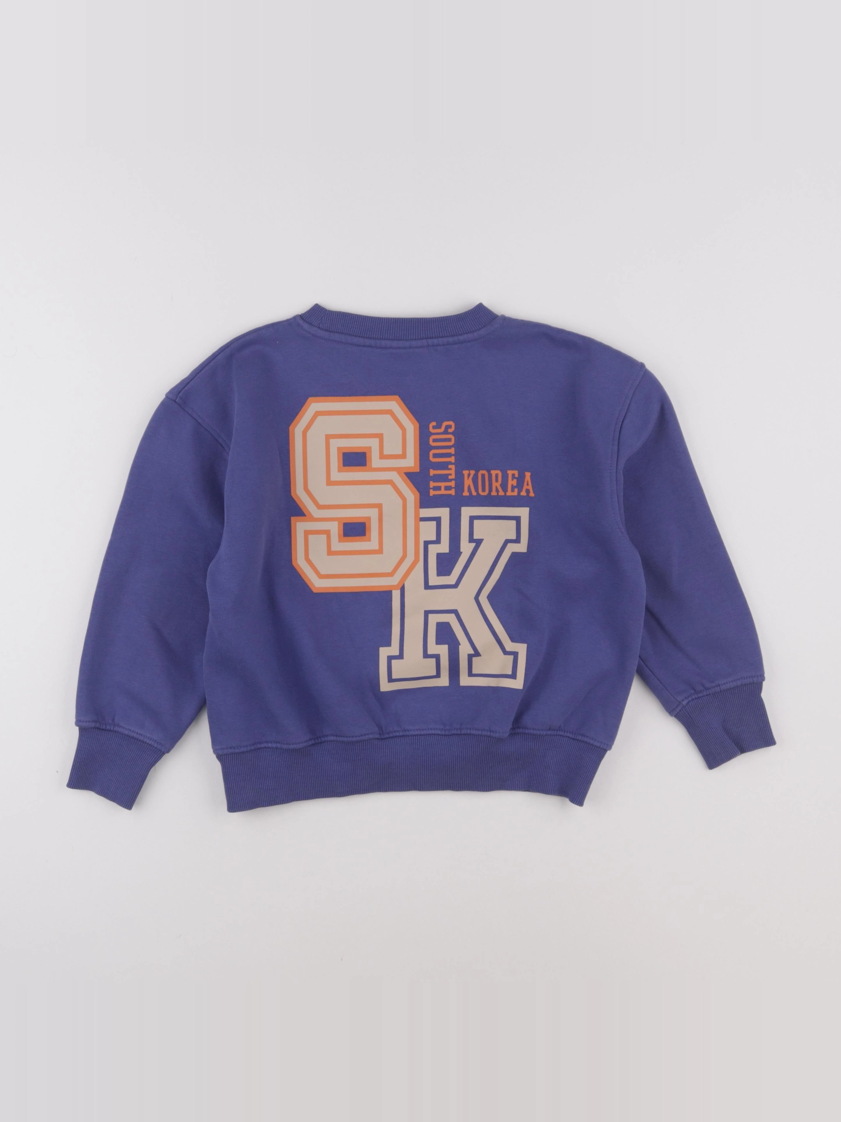 Tape à l'oeil - sweat imprimé au dos bleu - 6 ans