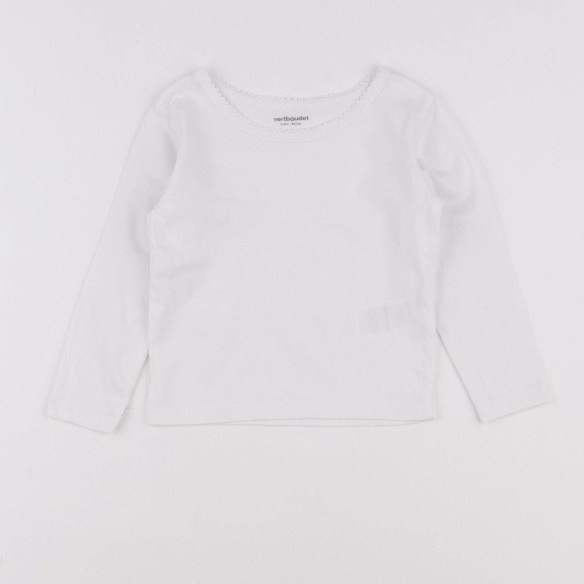 Vertbaudet - maillot de corps blanc - 2 ans