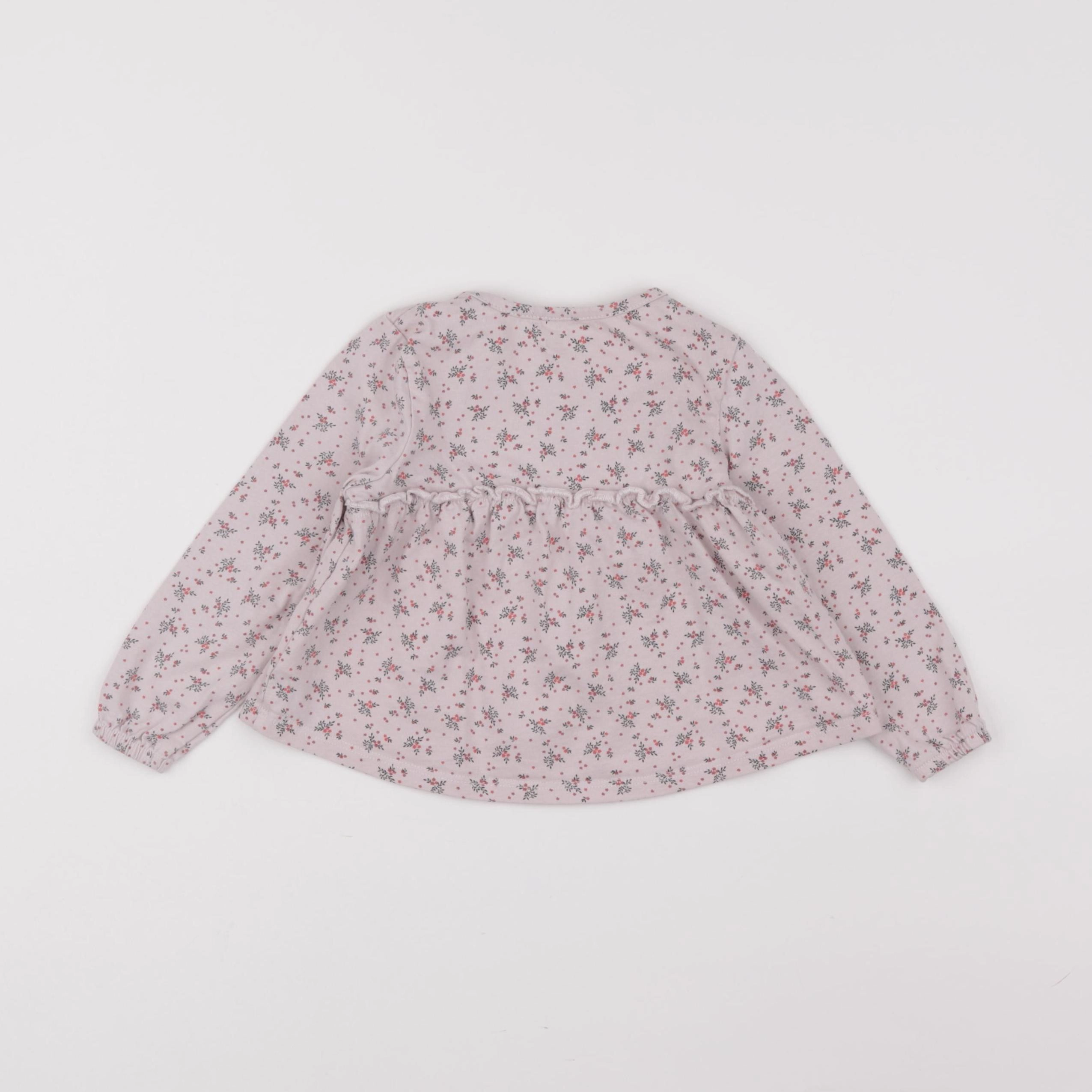 Vertbaudet - tee-shirt rose - 2 ans