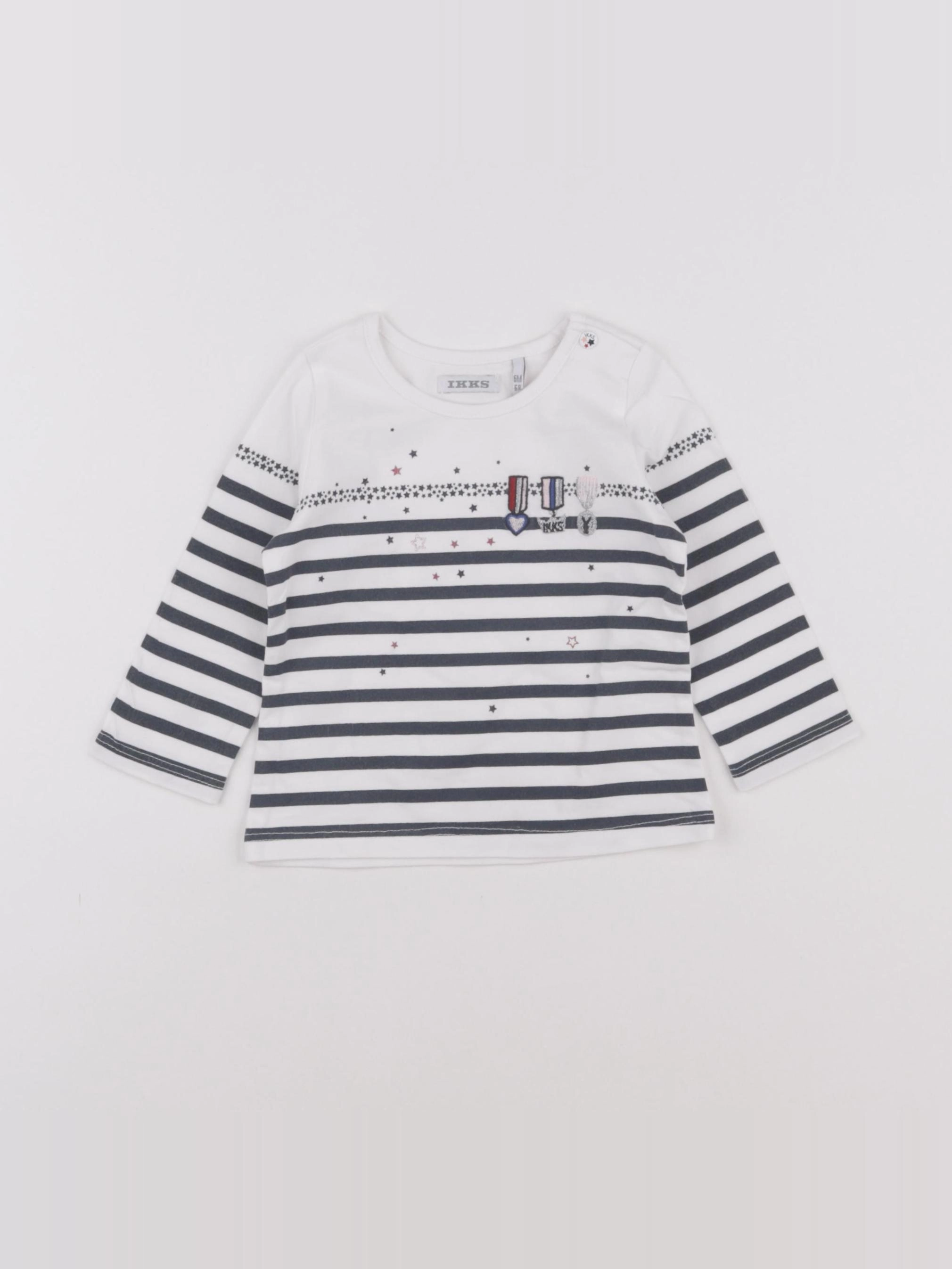 IKKS - tee-shirt vert - 6 mois