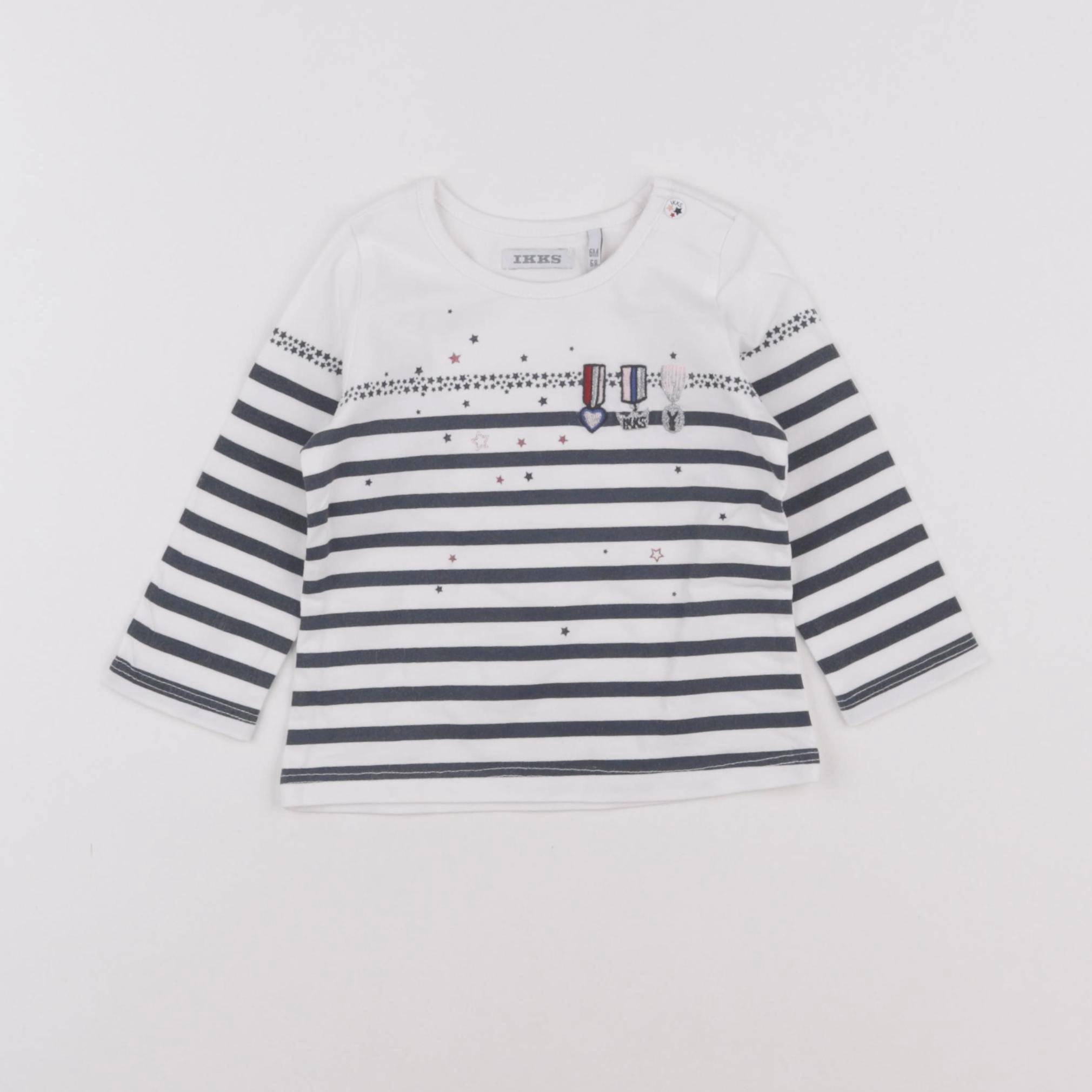 IKKS - tee-shirt vert - 6 mois