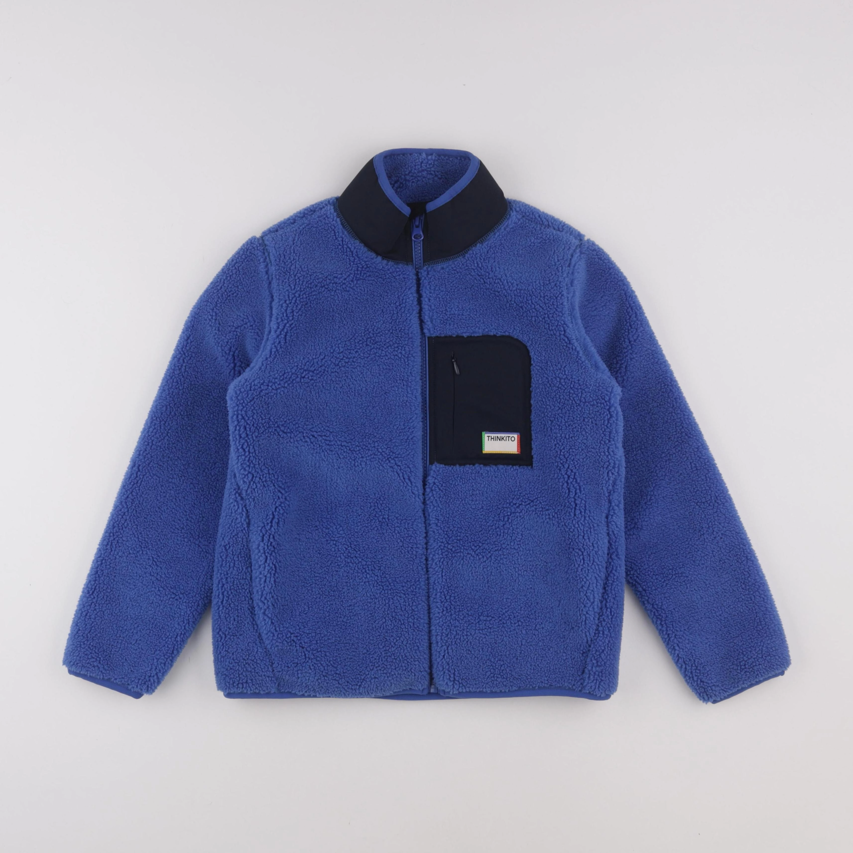 Thinking Mu  - polaire bleu - 8/9 ans
