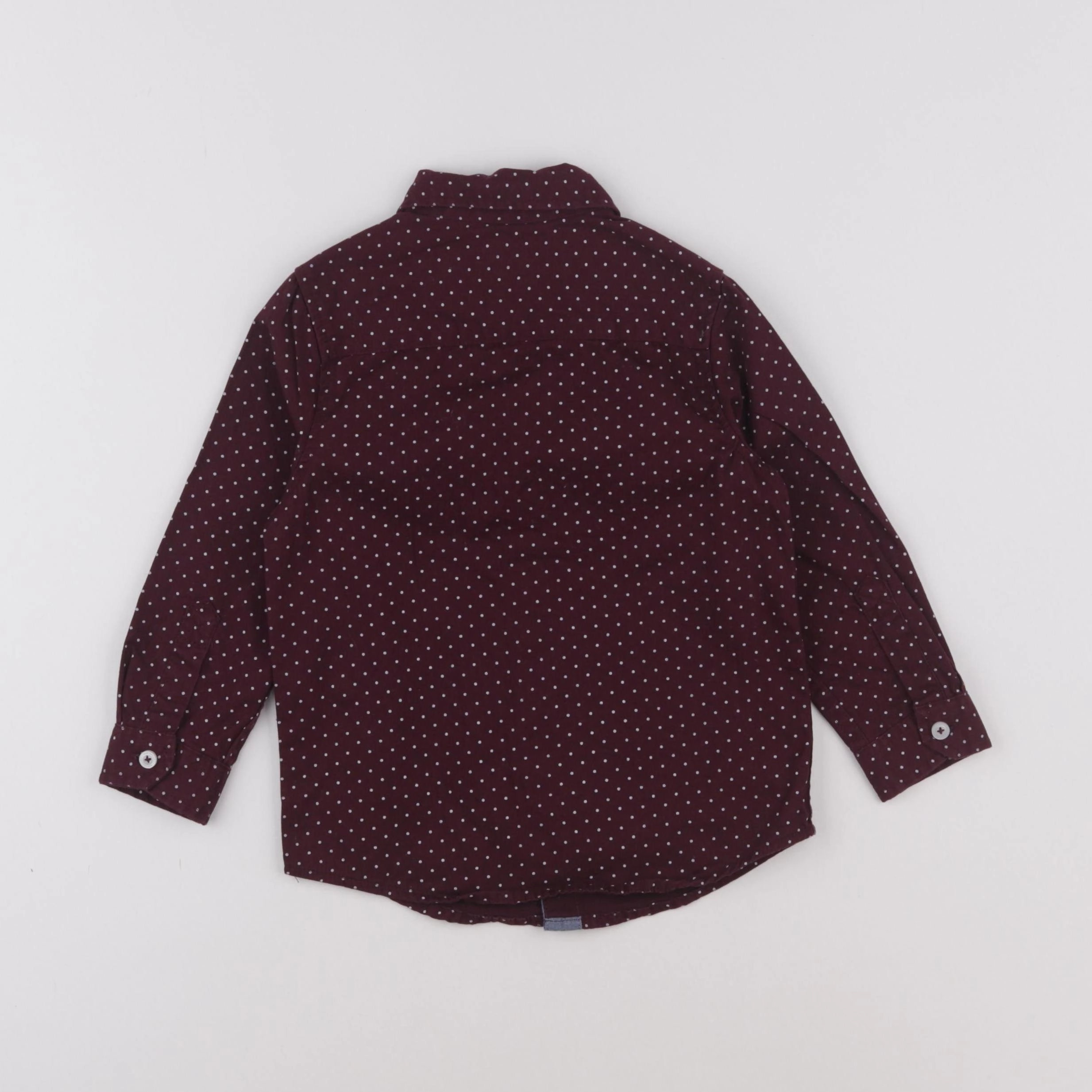 Vertbaudet - chemise rouge - 3 ans