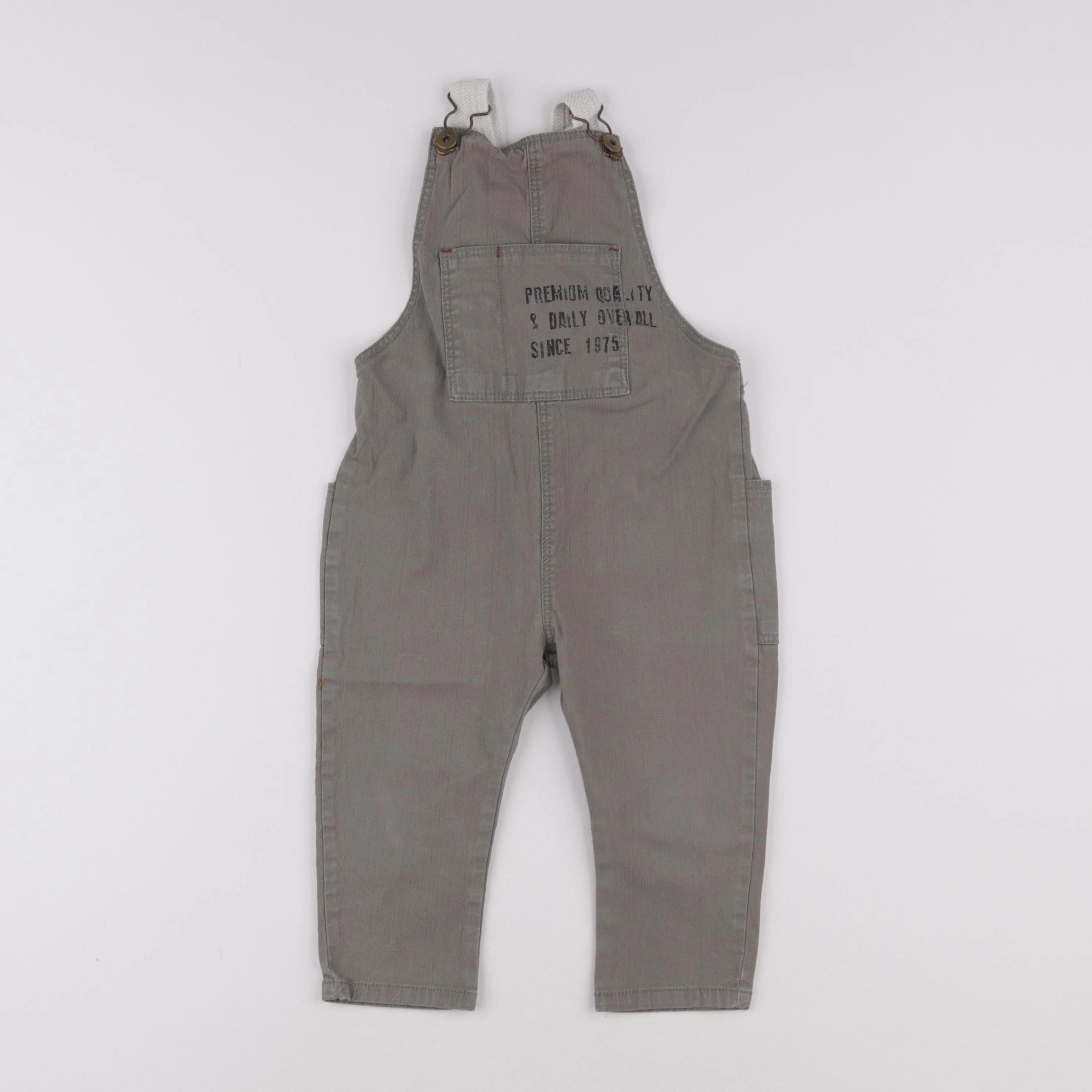 Zara - salopette vert - 18/24 mois